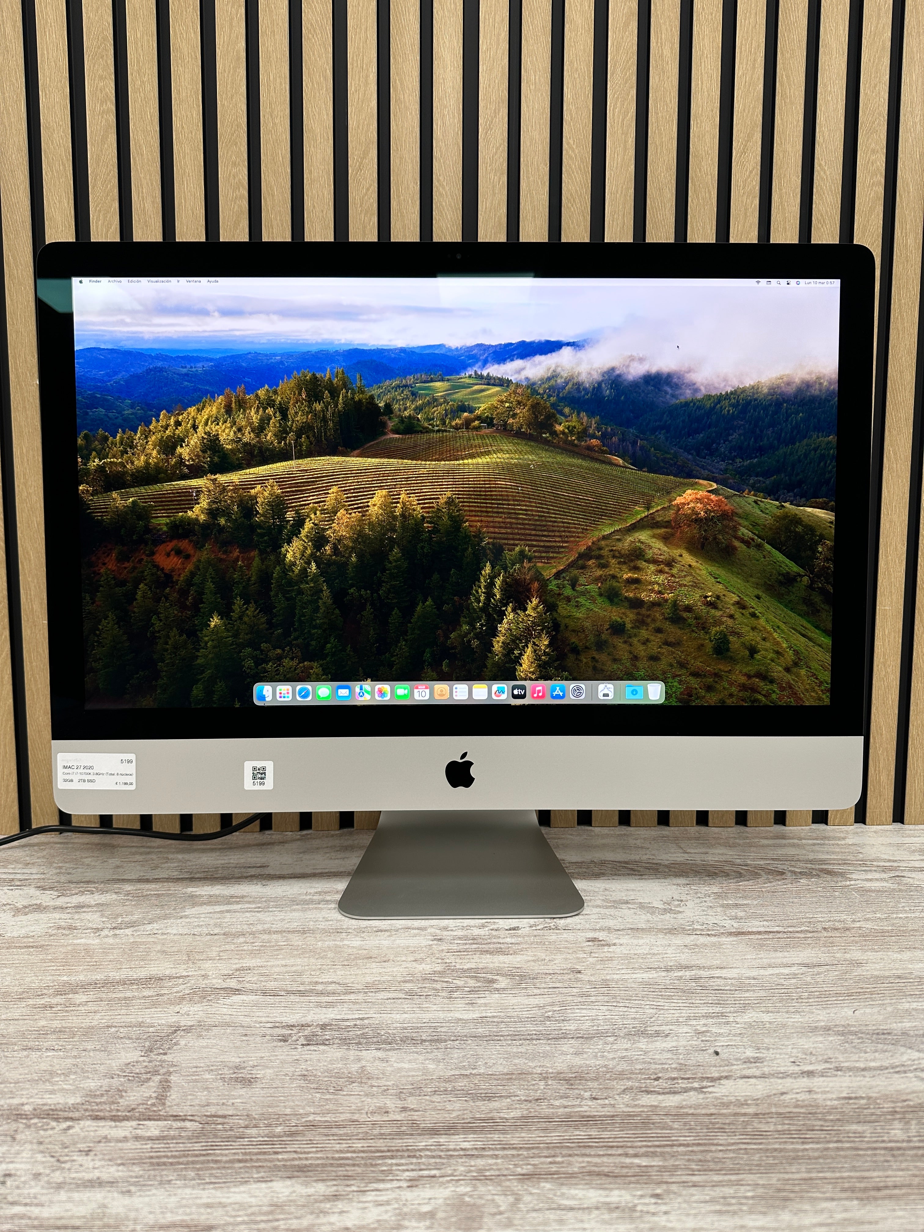 Imac 27" 2020 i7 32gb 2tb SSD