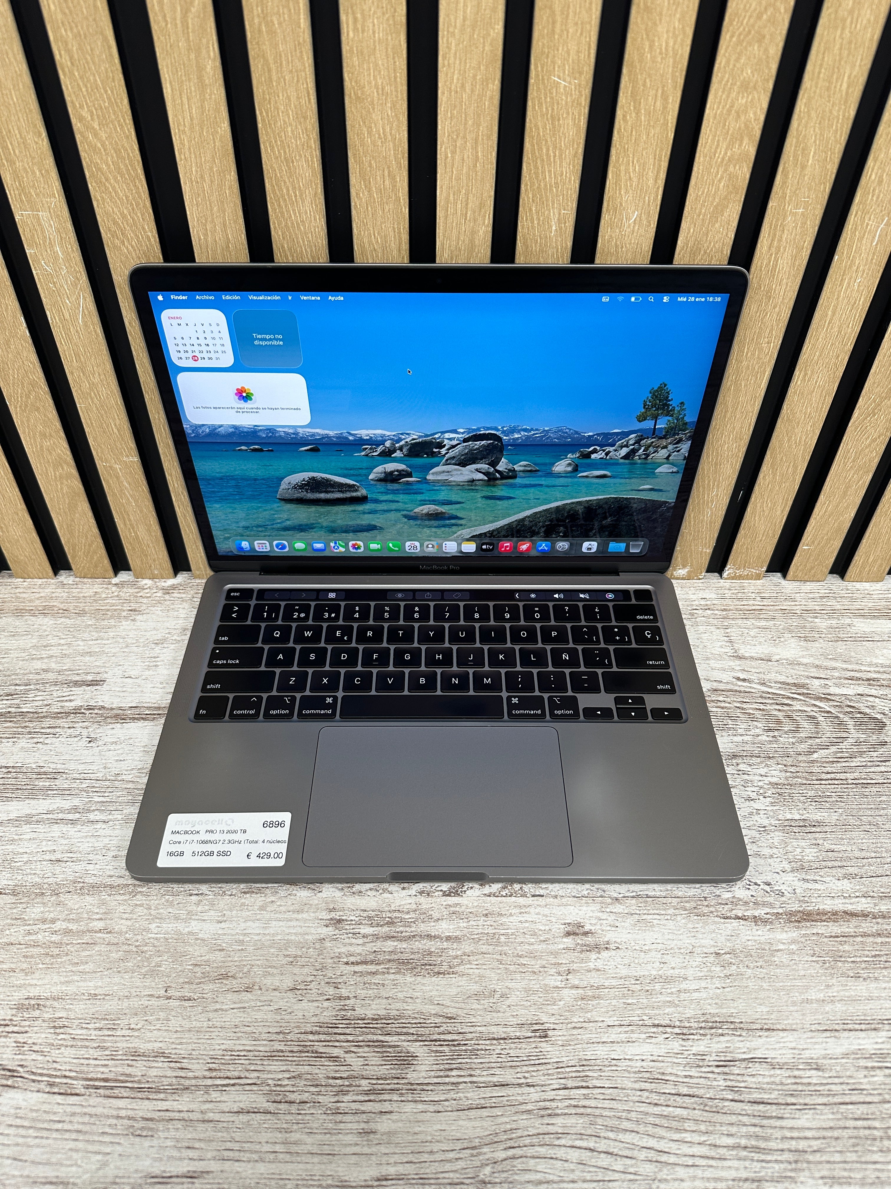 MacBook Pro 13" 2020 TB i7 16gb 512gb SSD - Moyacell