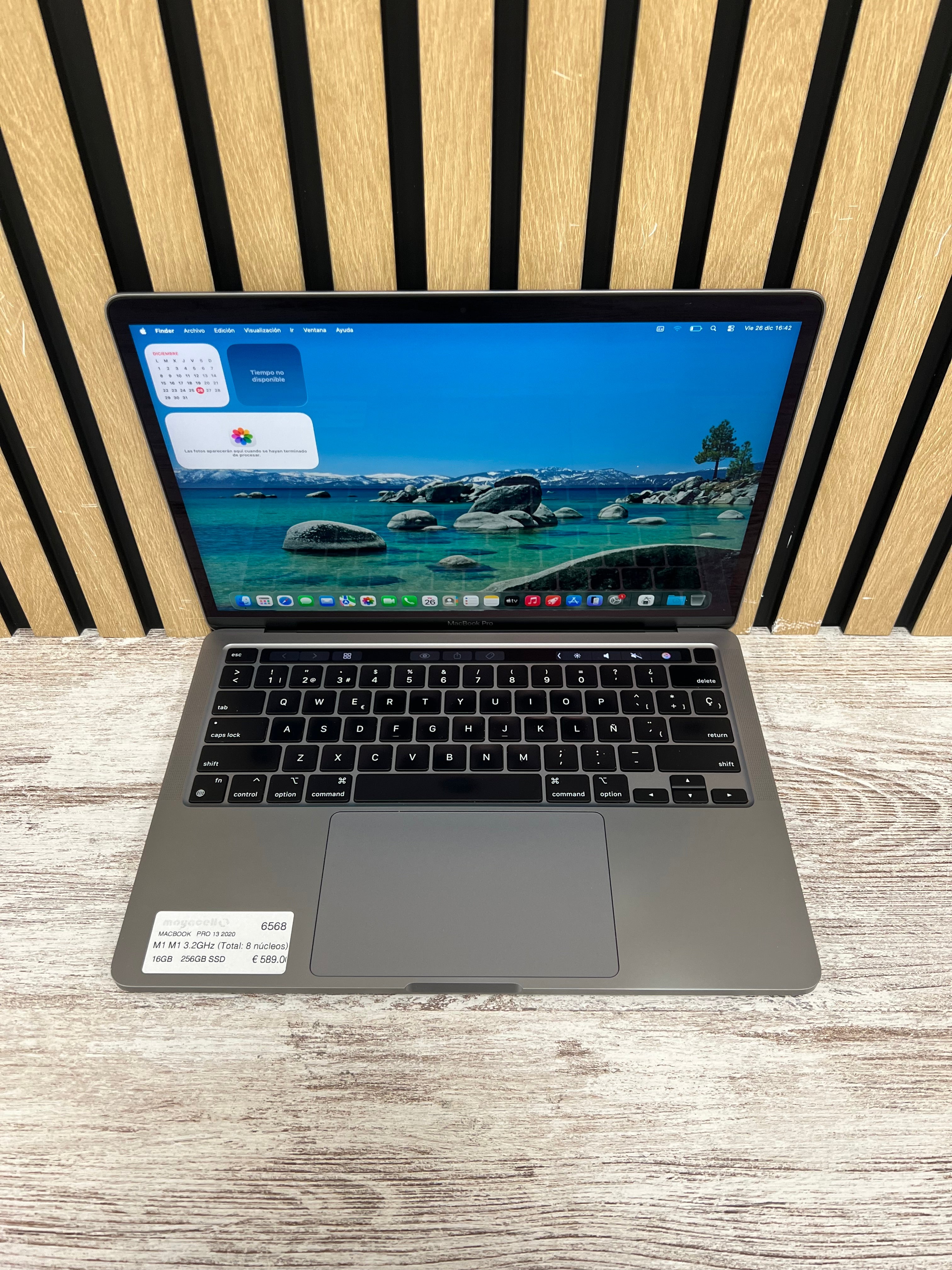 MacBook Pro 13" 2020 M1 16gb 256gb SSD