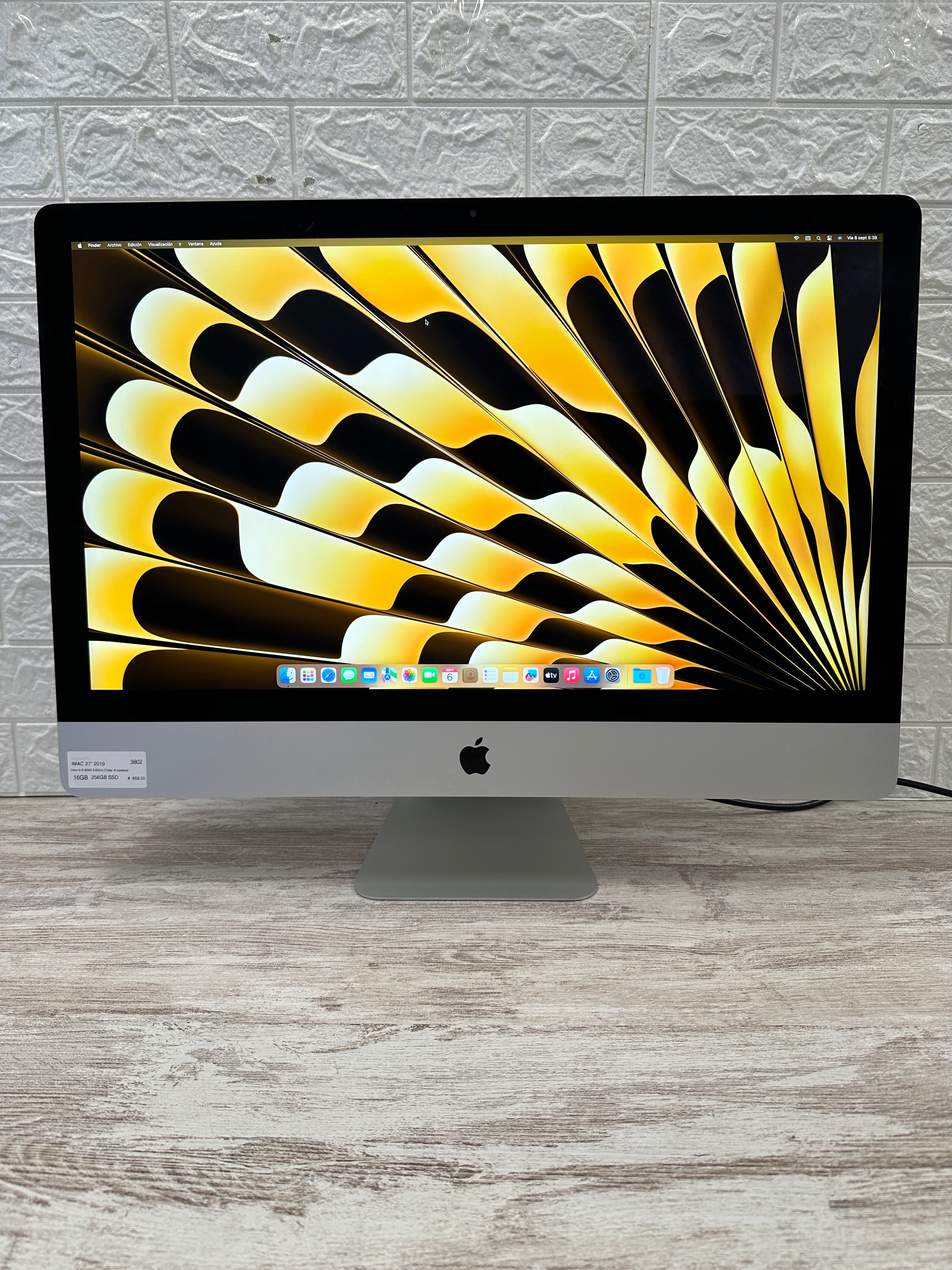 Imac 27" 2019 i5 16gb 256gb SSD