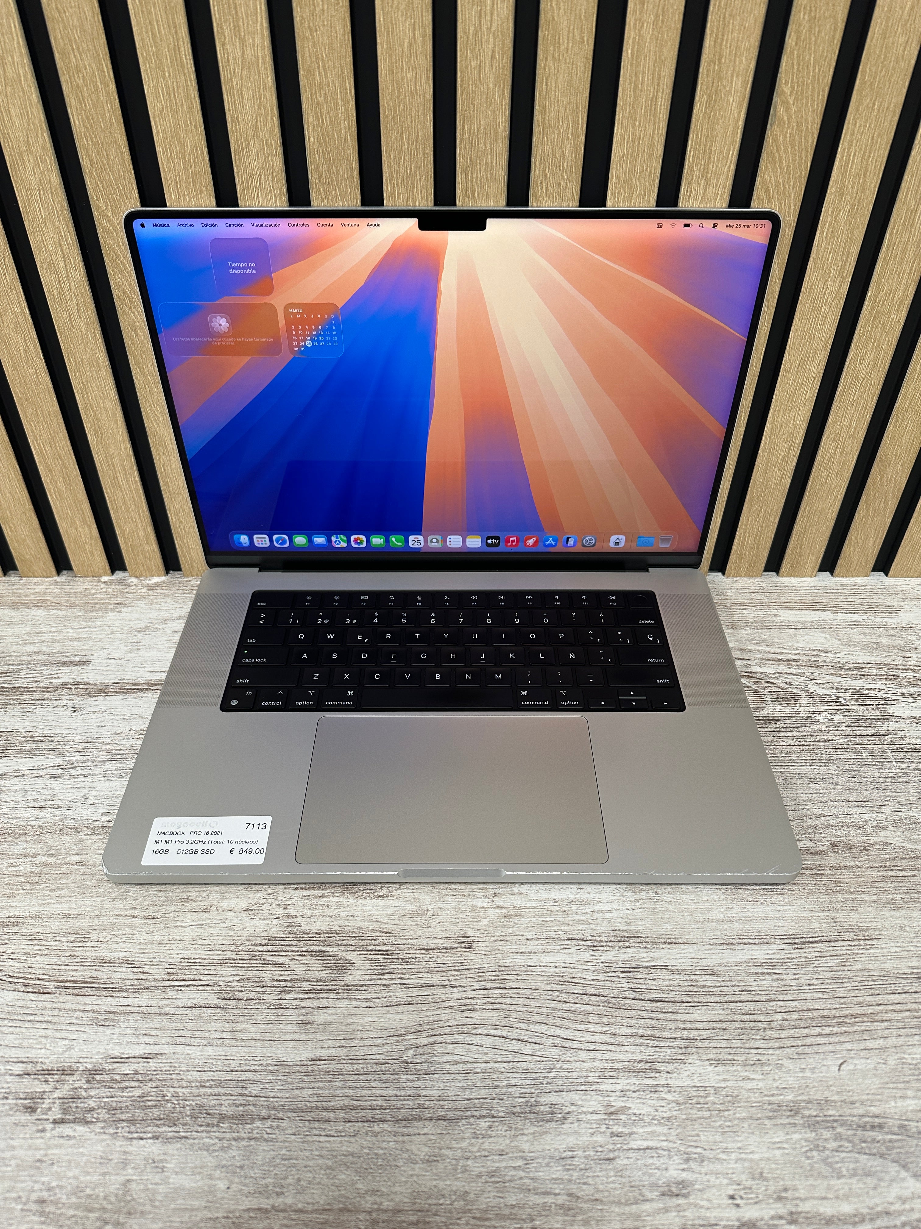 MacBook Pro 16" 2021 M1 PRO 16gb 512gb SSD