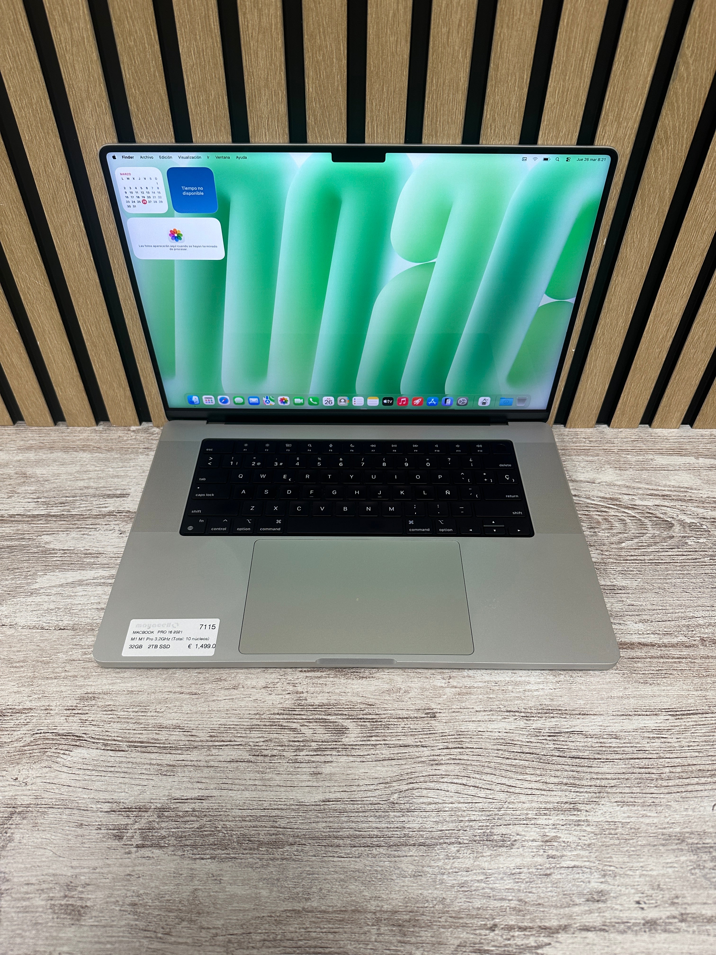 MacBook Pro 16" 2021 M1 PRO 32gb 2tb SSD