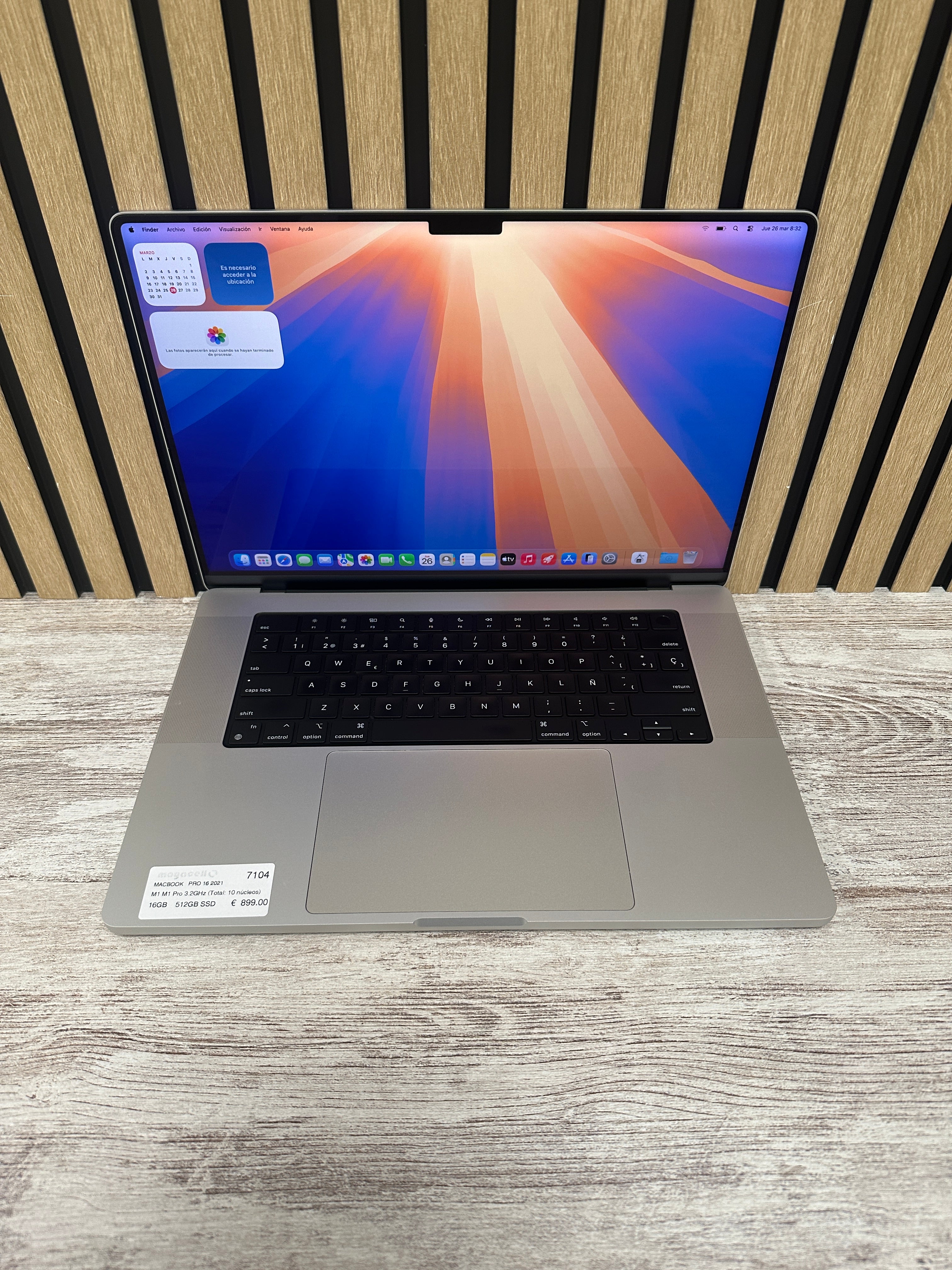 MacBook Pro 16" 2021 M1 PRO 16gb 512gb SSD