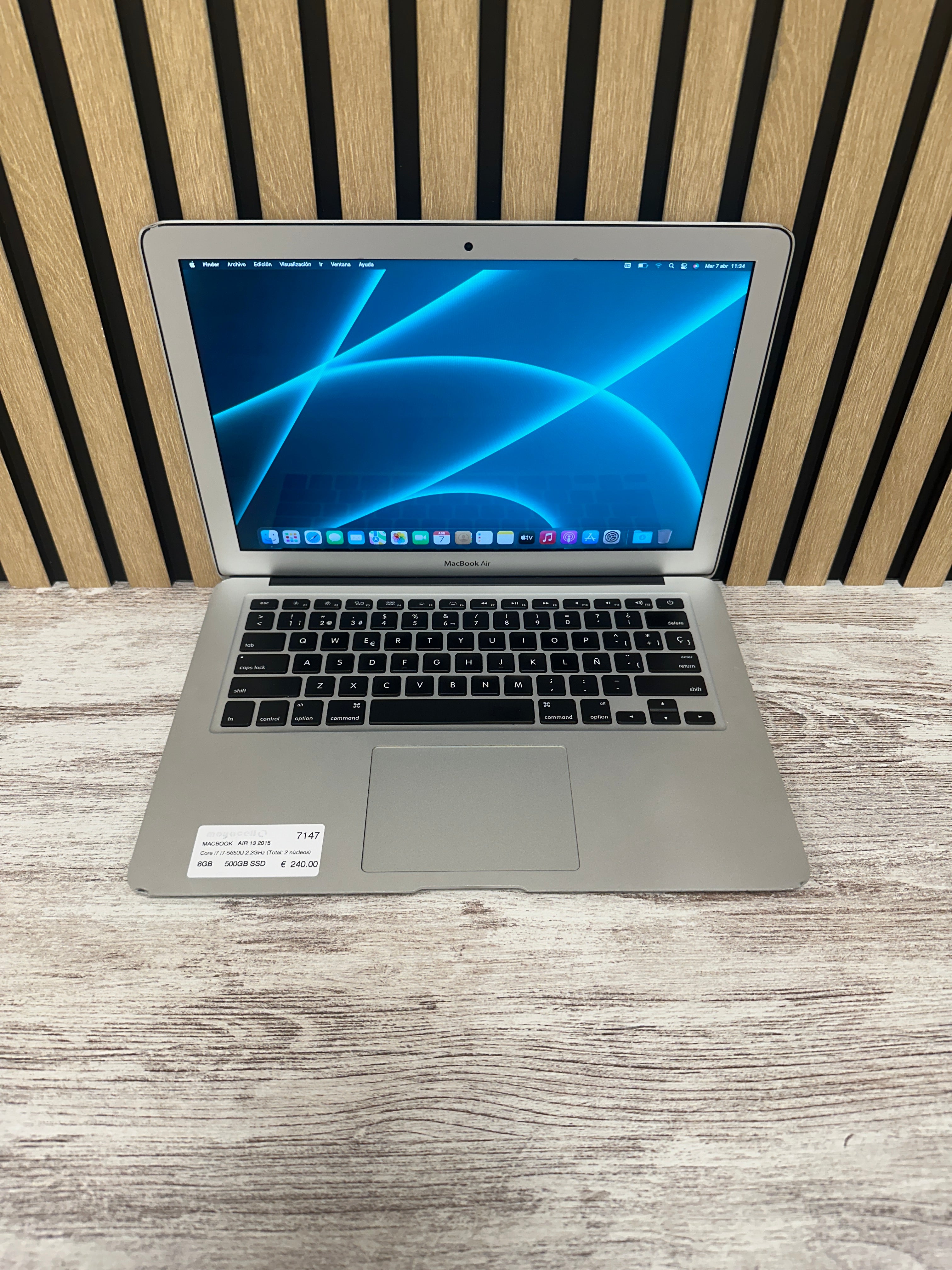 MacBook Air 13" 2015 i7 8gb 500gb SSD - Moyacell