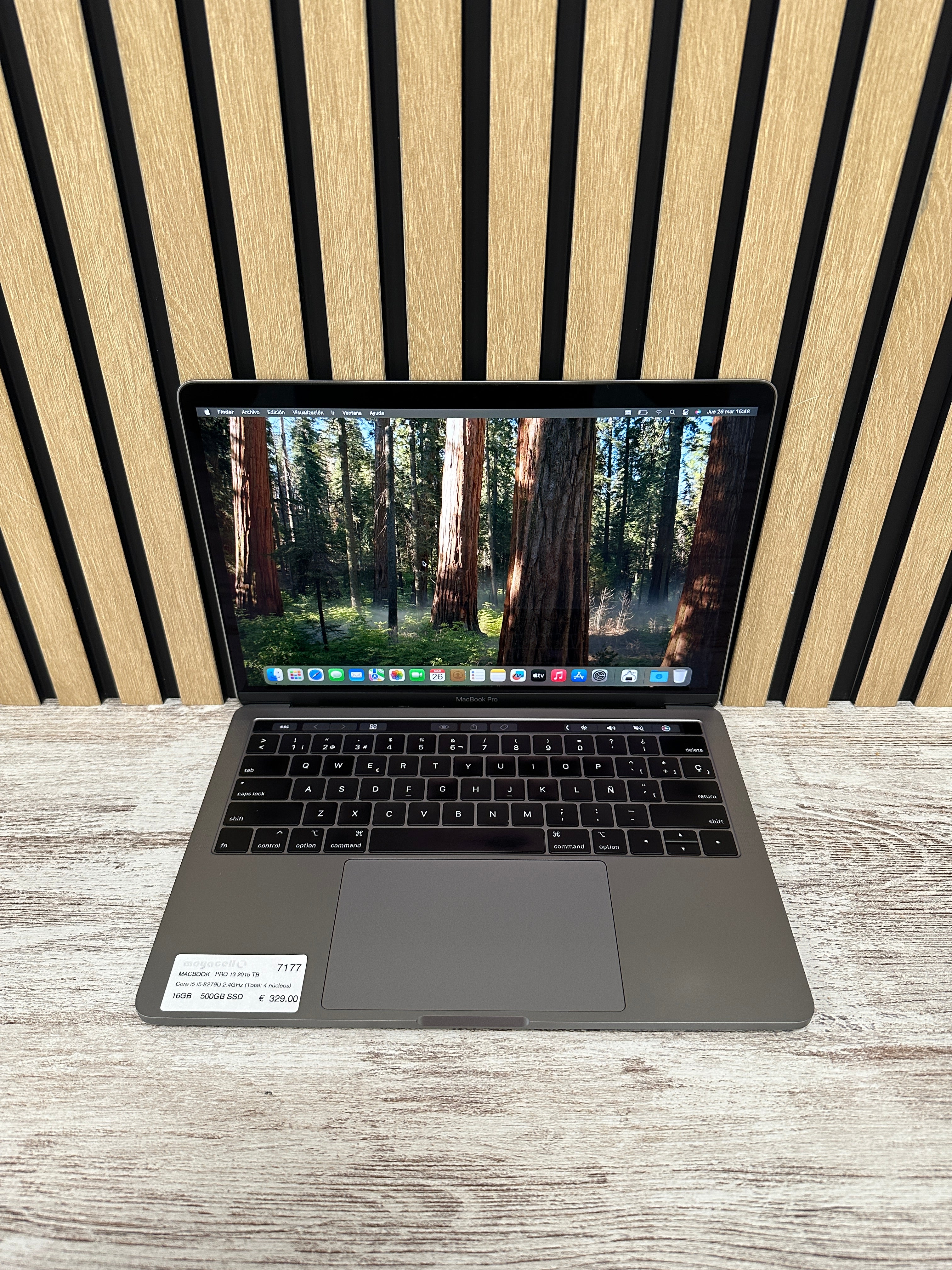 MacBook Pro 13" 2019 TB i5 16gb 500gb SSD