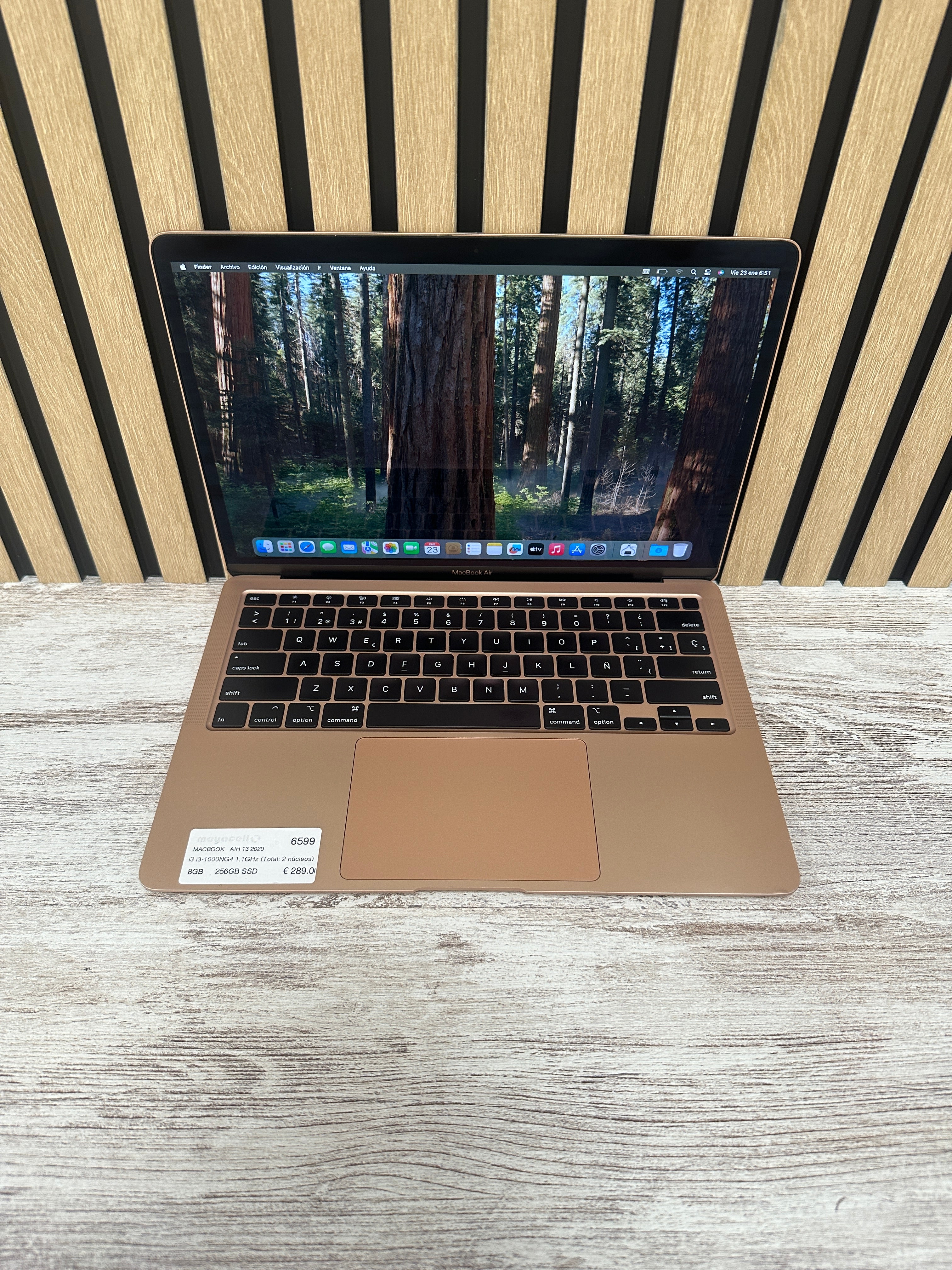 MacBook Air 13" 2020 i3 8gb 256gb SSD