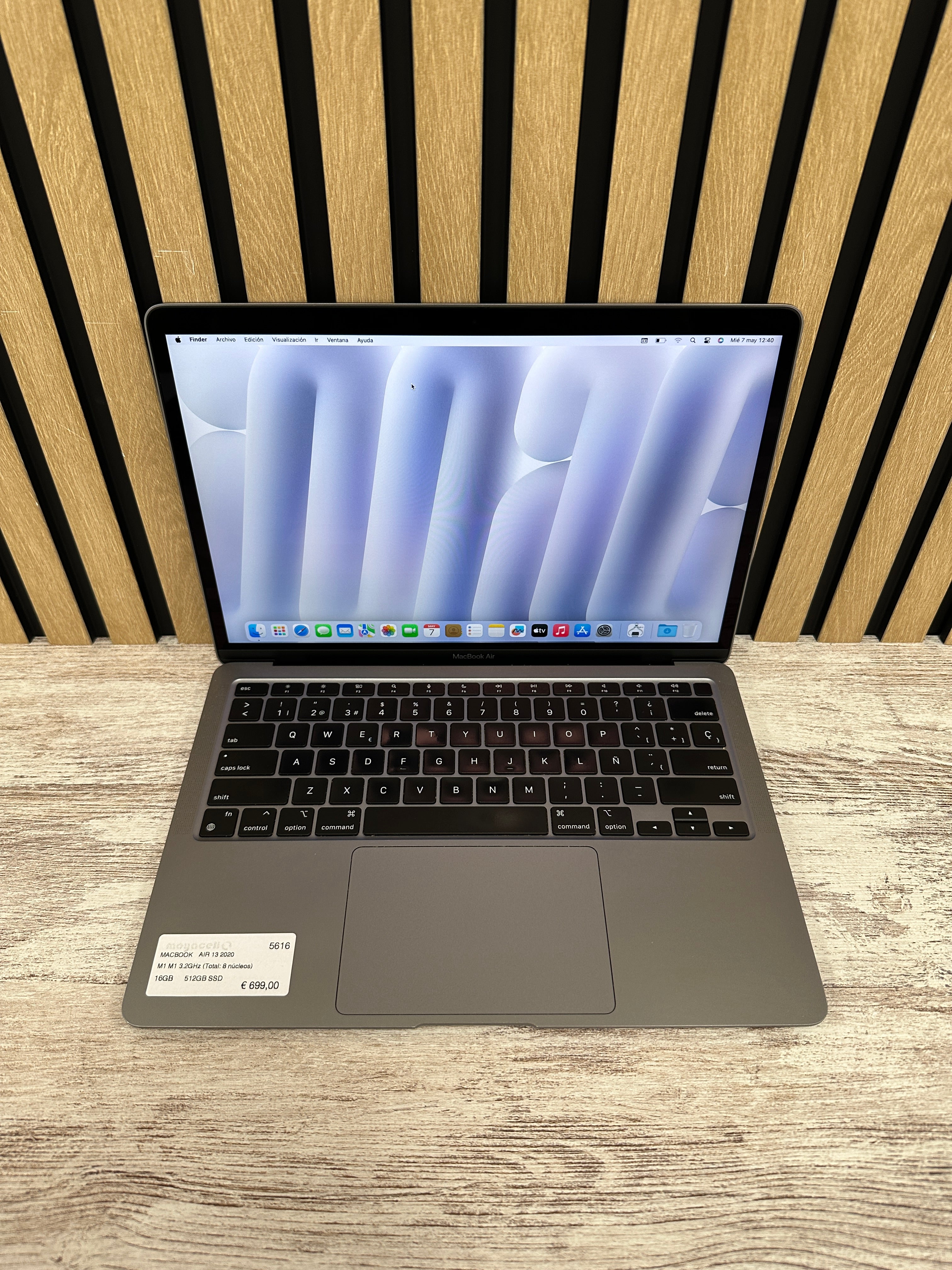 MacBook Air 13" 2020 M1 16gb 512gb SSD