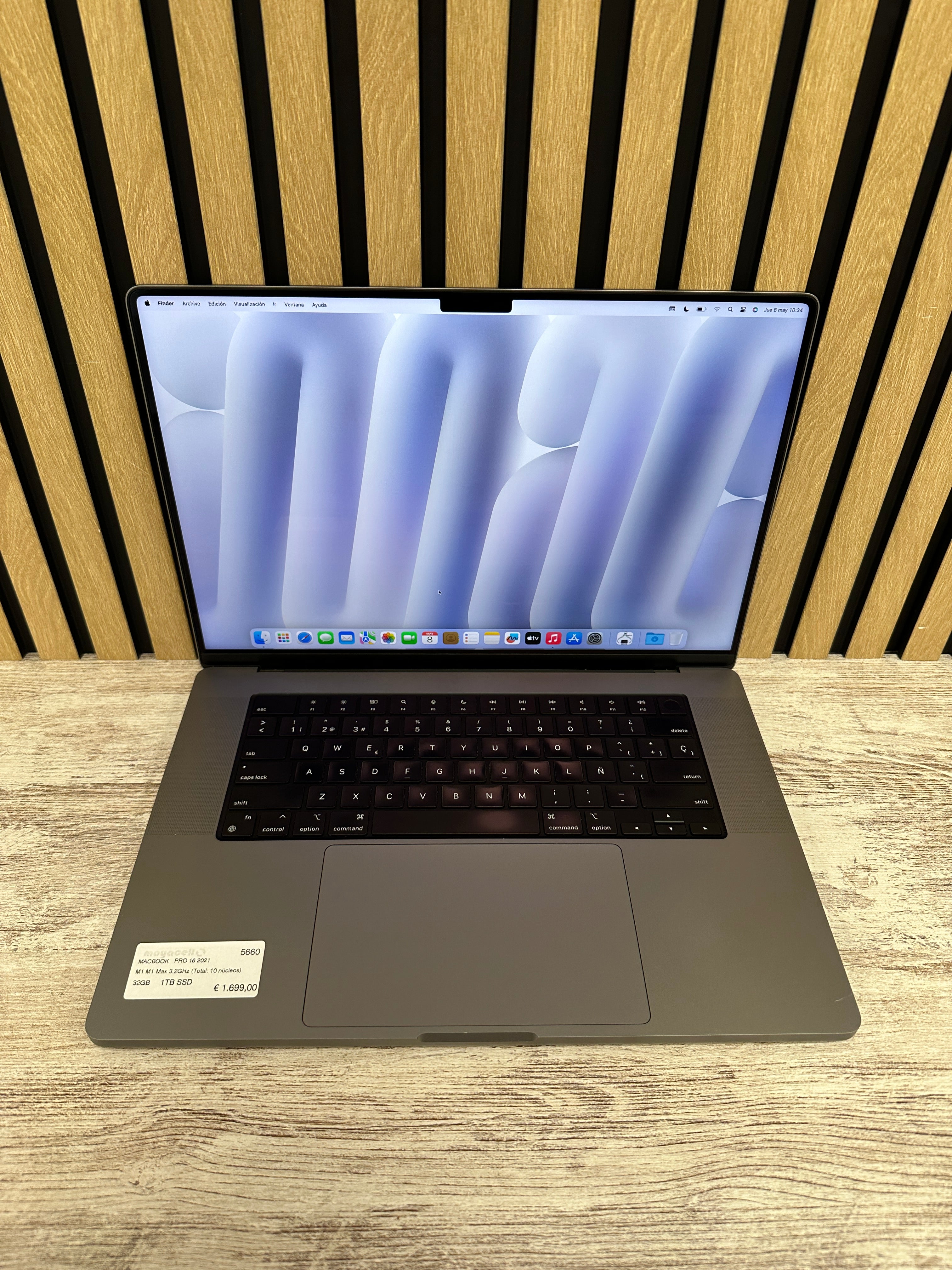 MacBook Pro 16" 2021 M1 MAX 32gb 1tb SSD