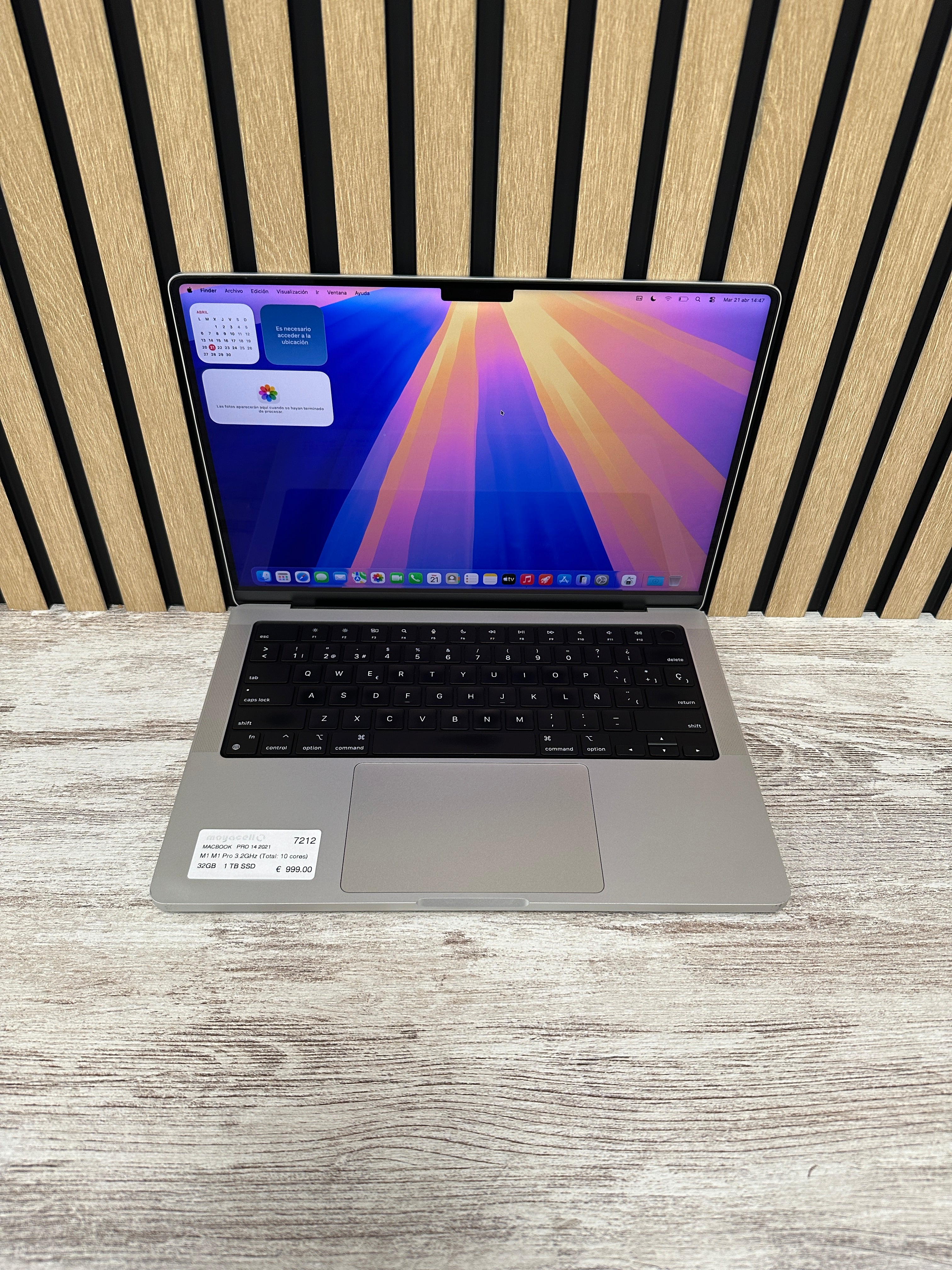 MacBook Pro 14" 2021 M1 PRO 32gb 1tb SSD