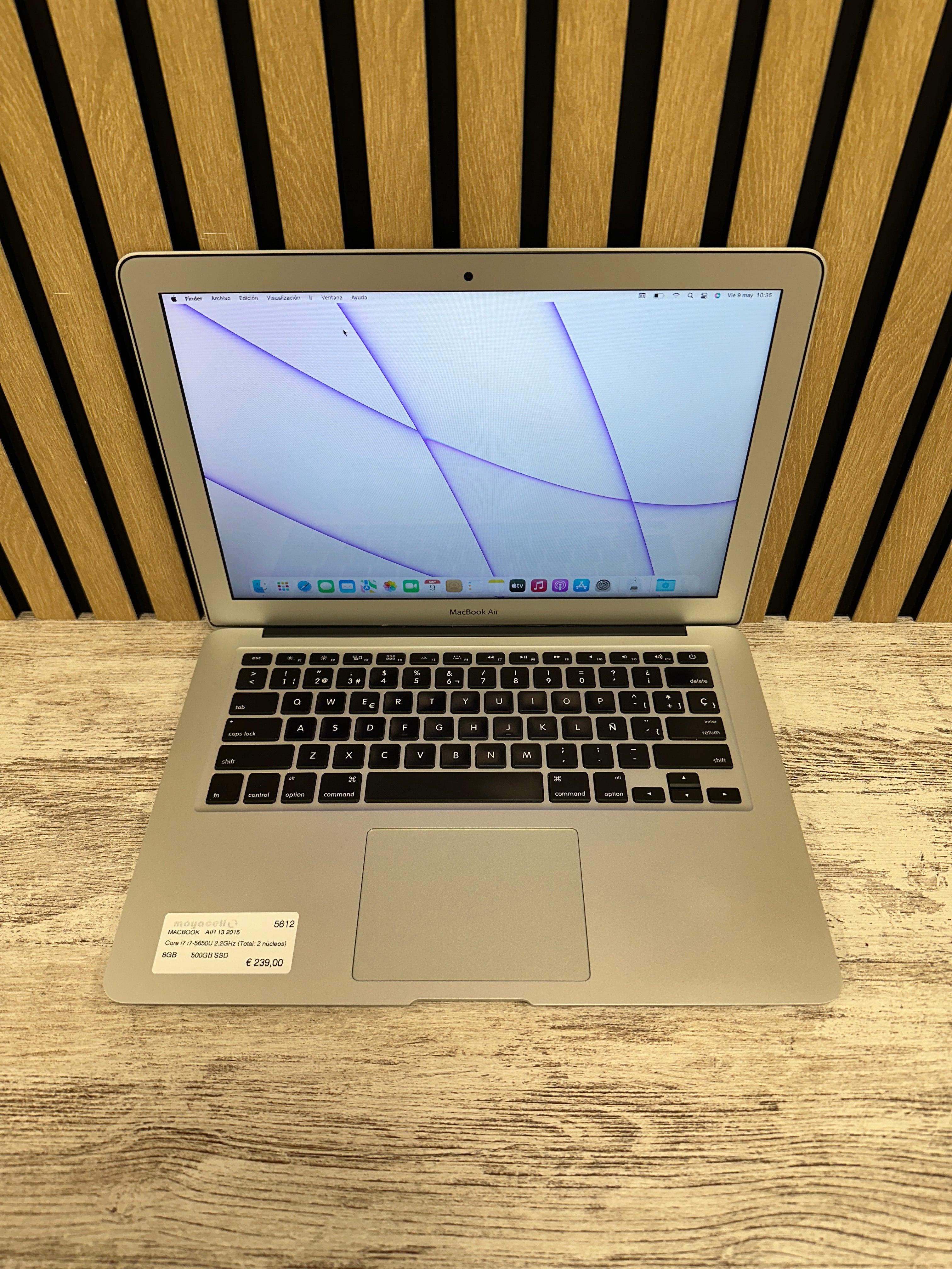 MacBook Air 13" 2015 i7 8gb 500gb SSD
