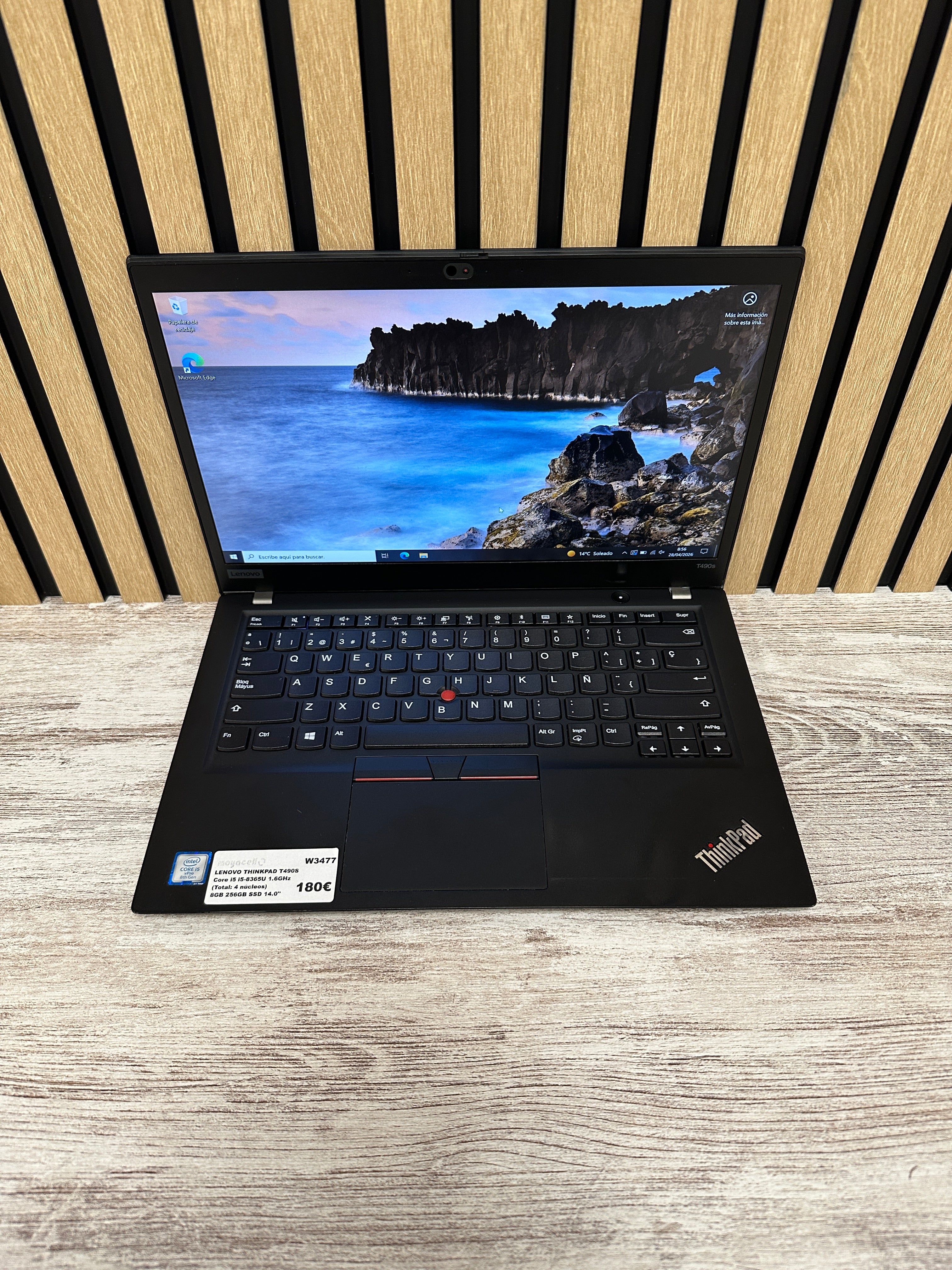 Lenovo Thinkpad T490S i5 8gb 256gb SSD - Moyacell