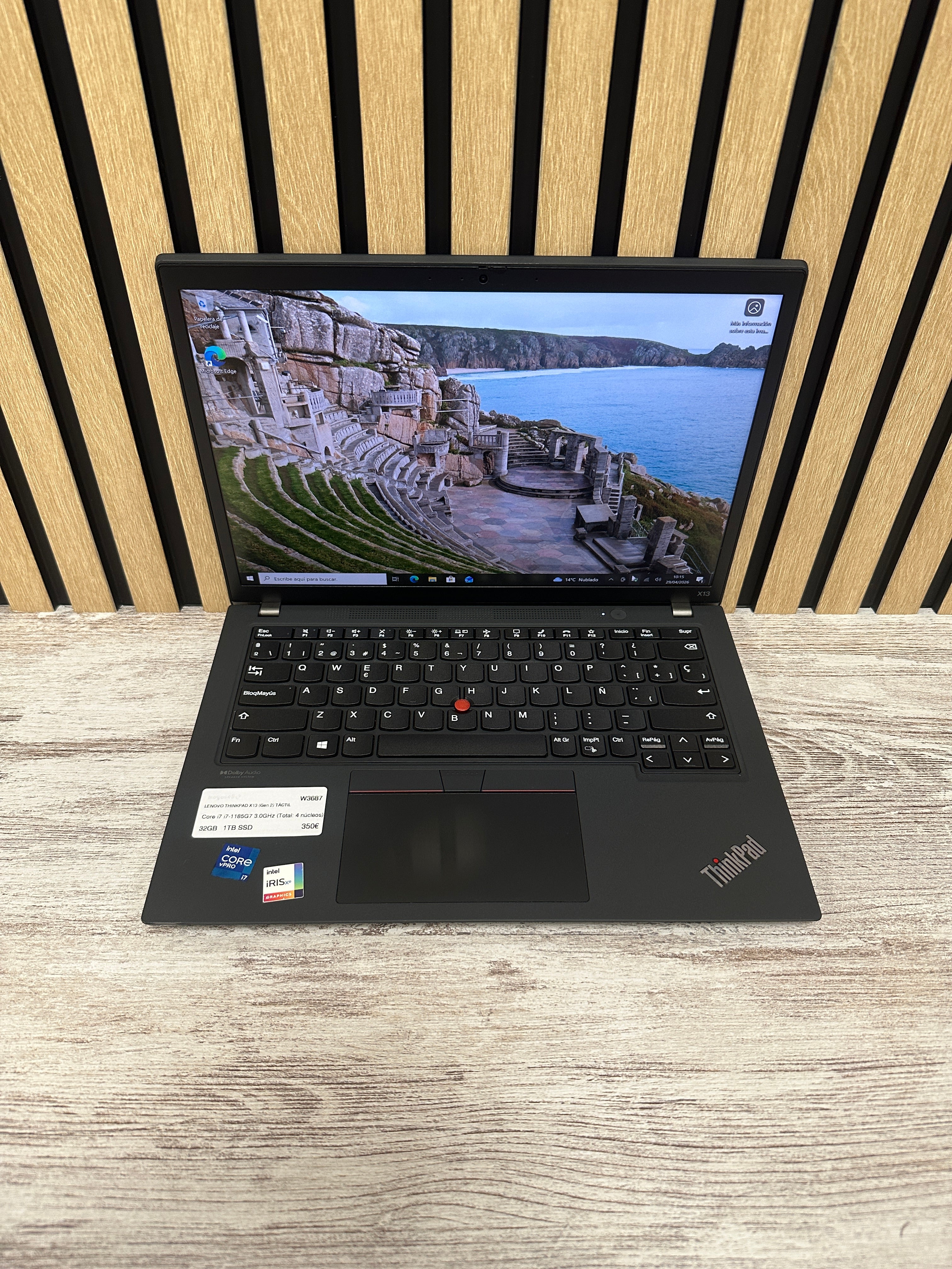 Lenovo Thinkpad X13 GEN 2 TACTIL i7 32gb 1tb SSD