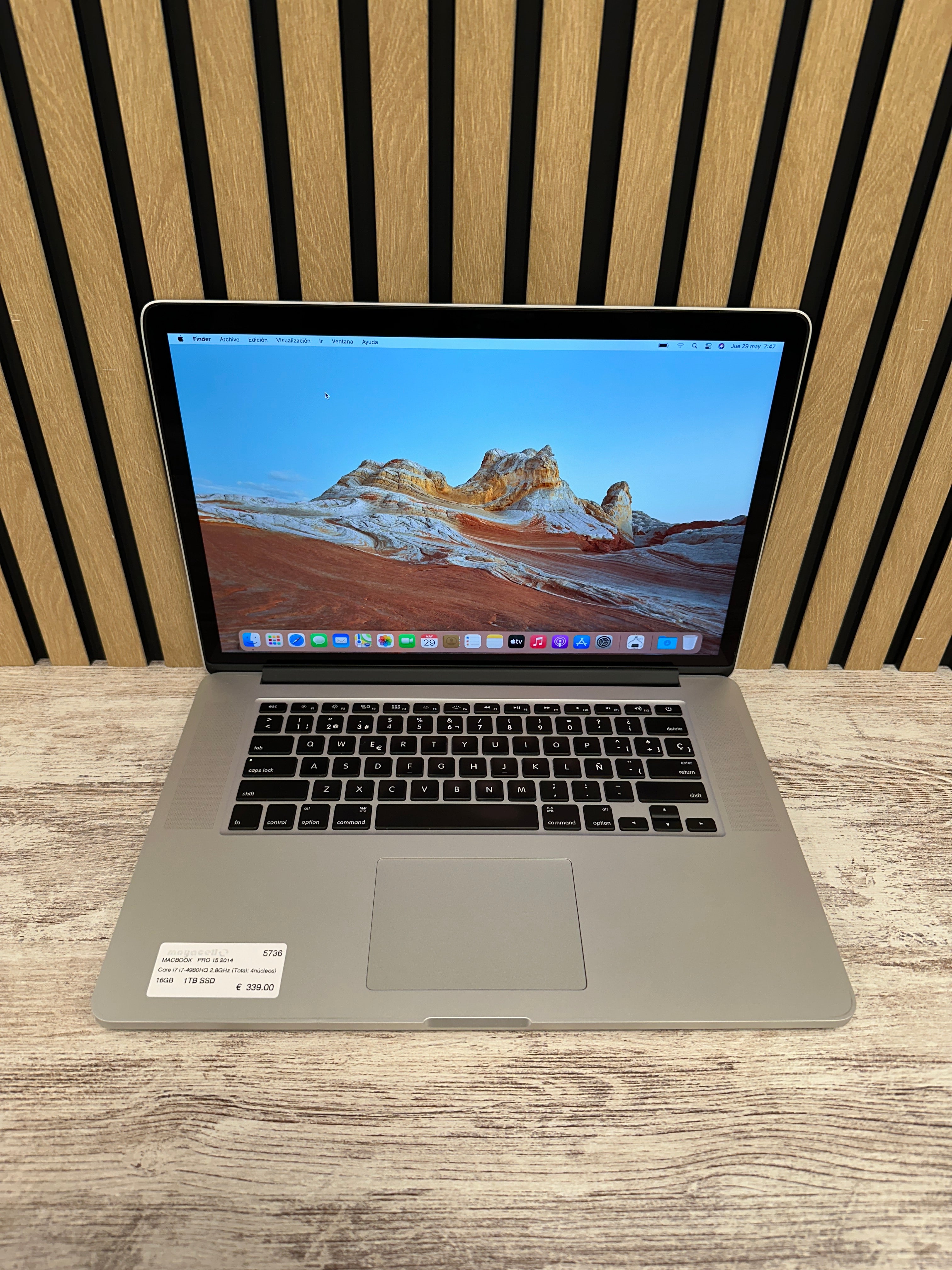 MacBook Pro 15" 2014 i7 16gb 1tb SSD