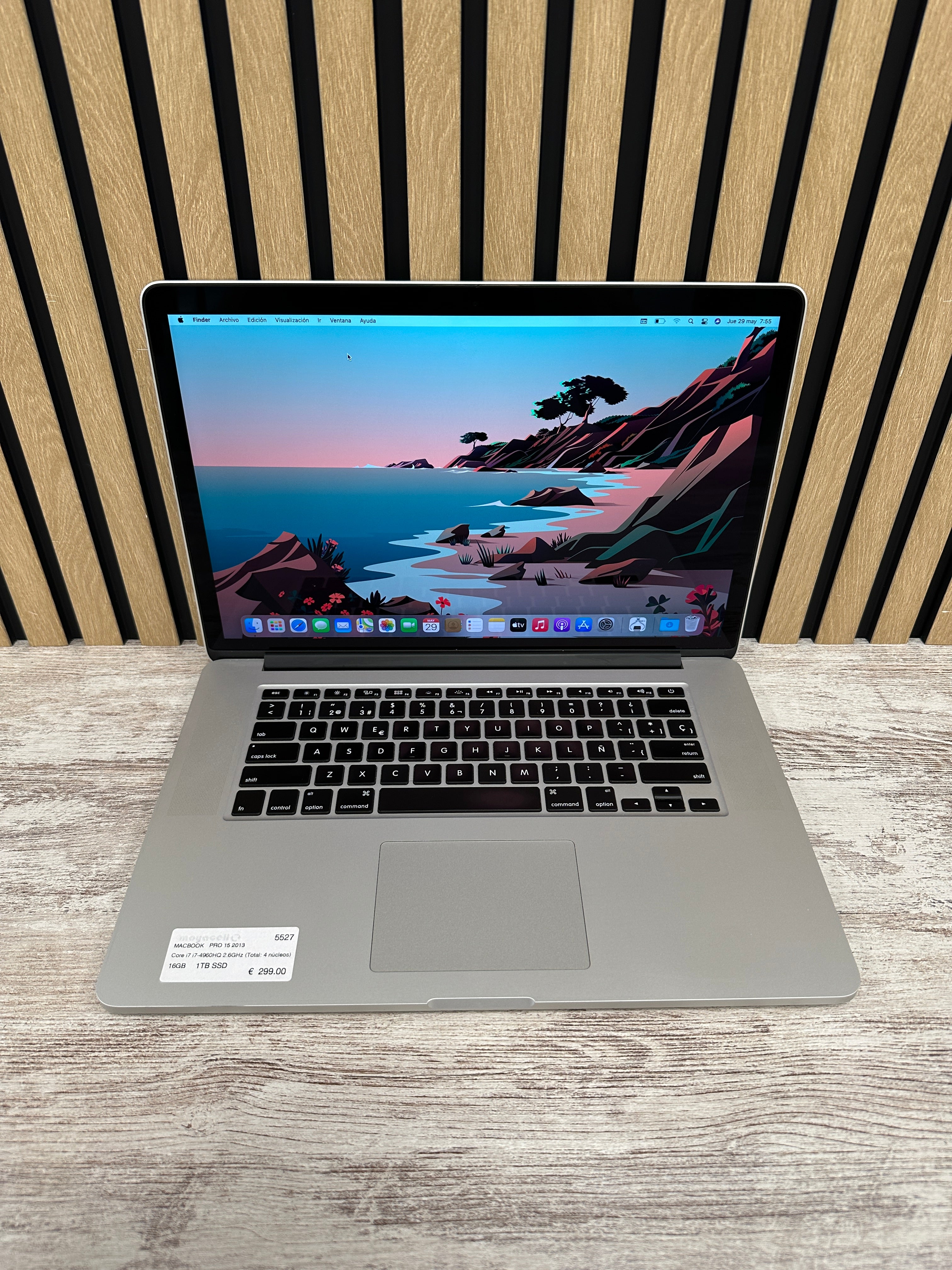 MacBook Pro 15" 2013 i7 16gb 1tb SSD