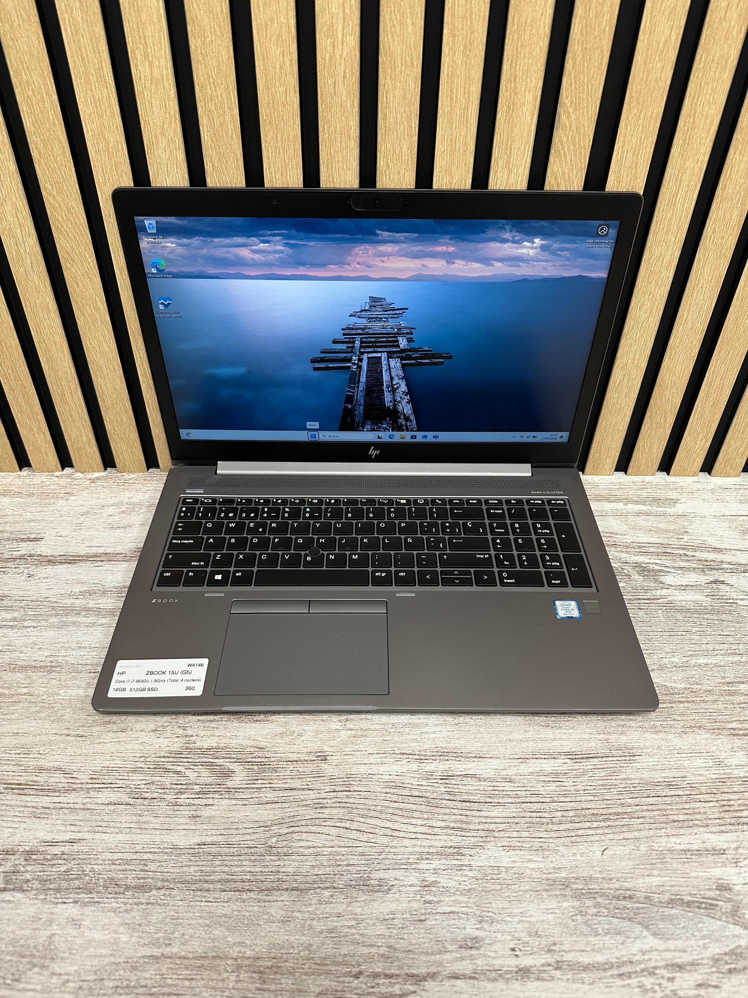 HP ZBOOK 15U G5 i7 16gb 512gb SSD - Moyacell