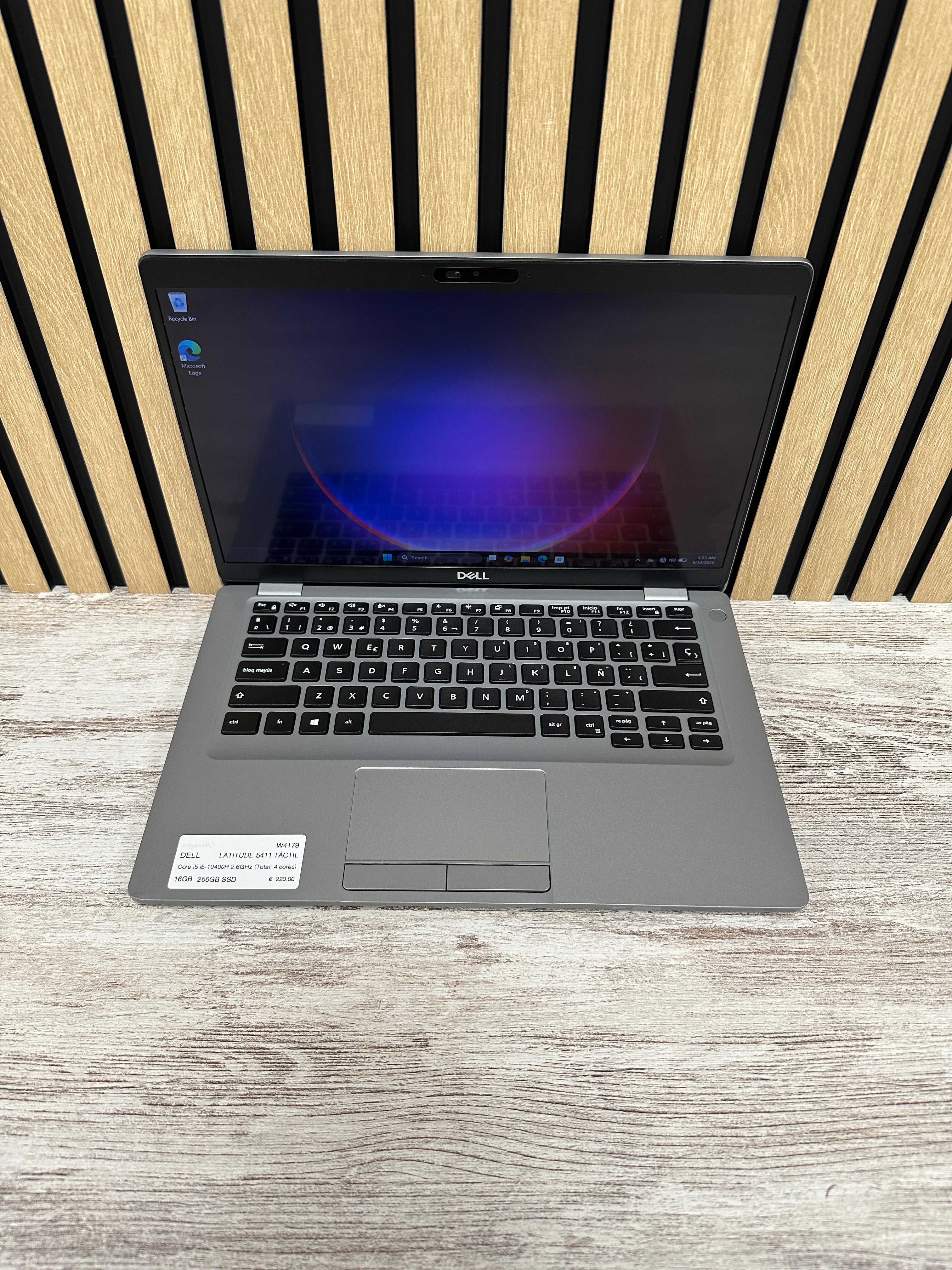Dell Latitude 5411 TACTIL i5 16gb 256gb SSD