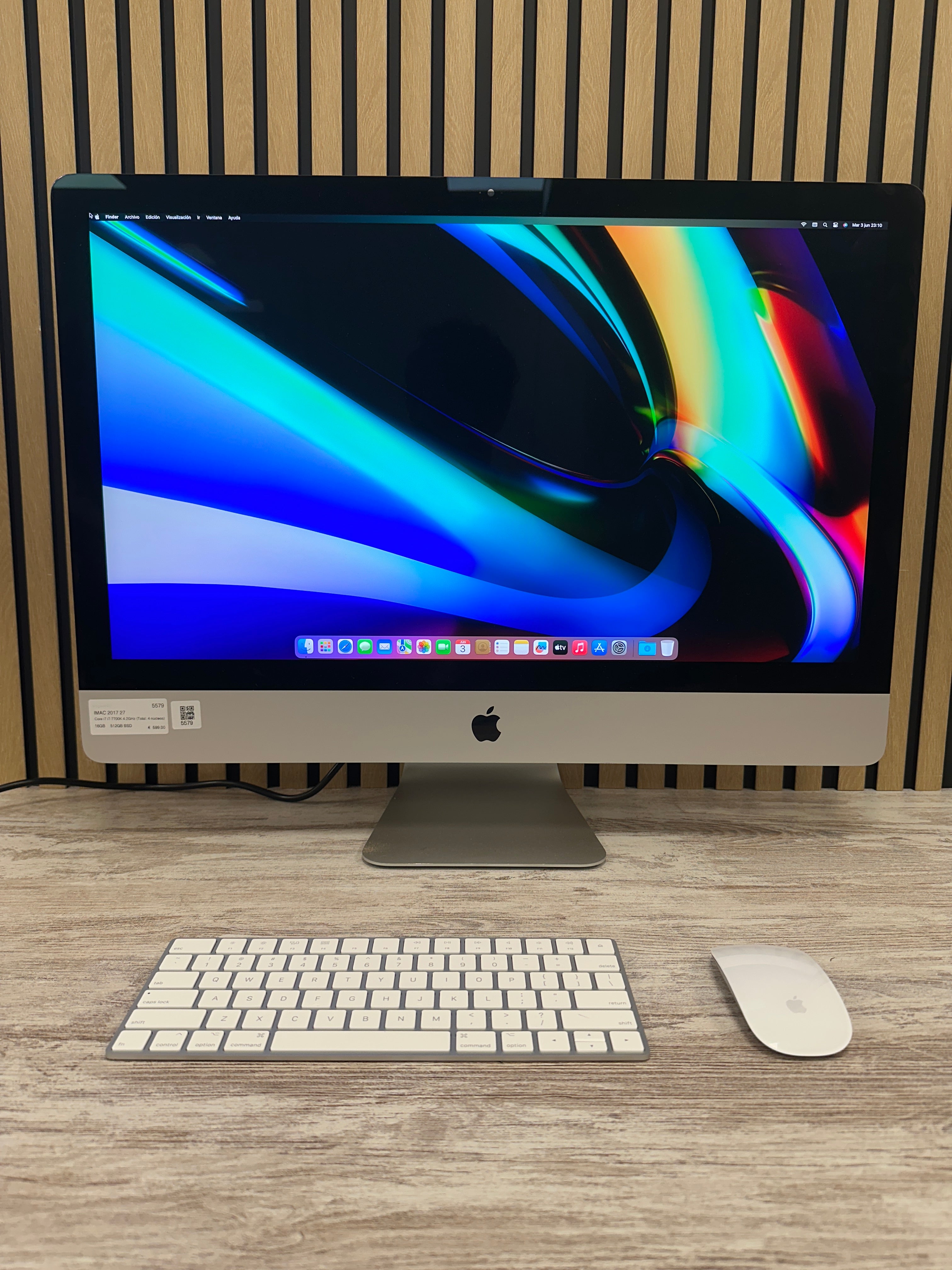 Imac 27" 2017 i7 16gb 512gb SSD