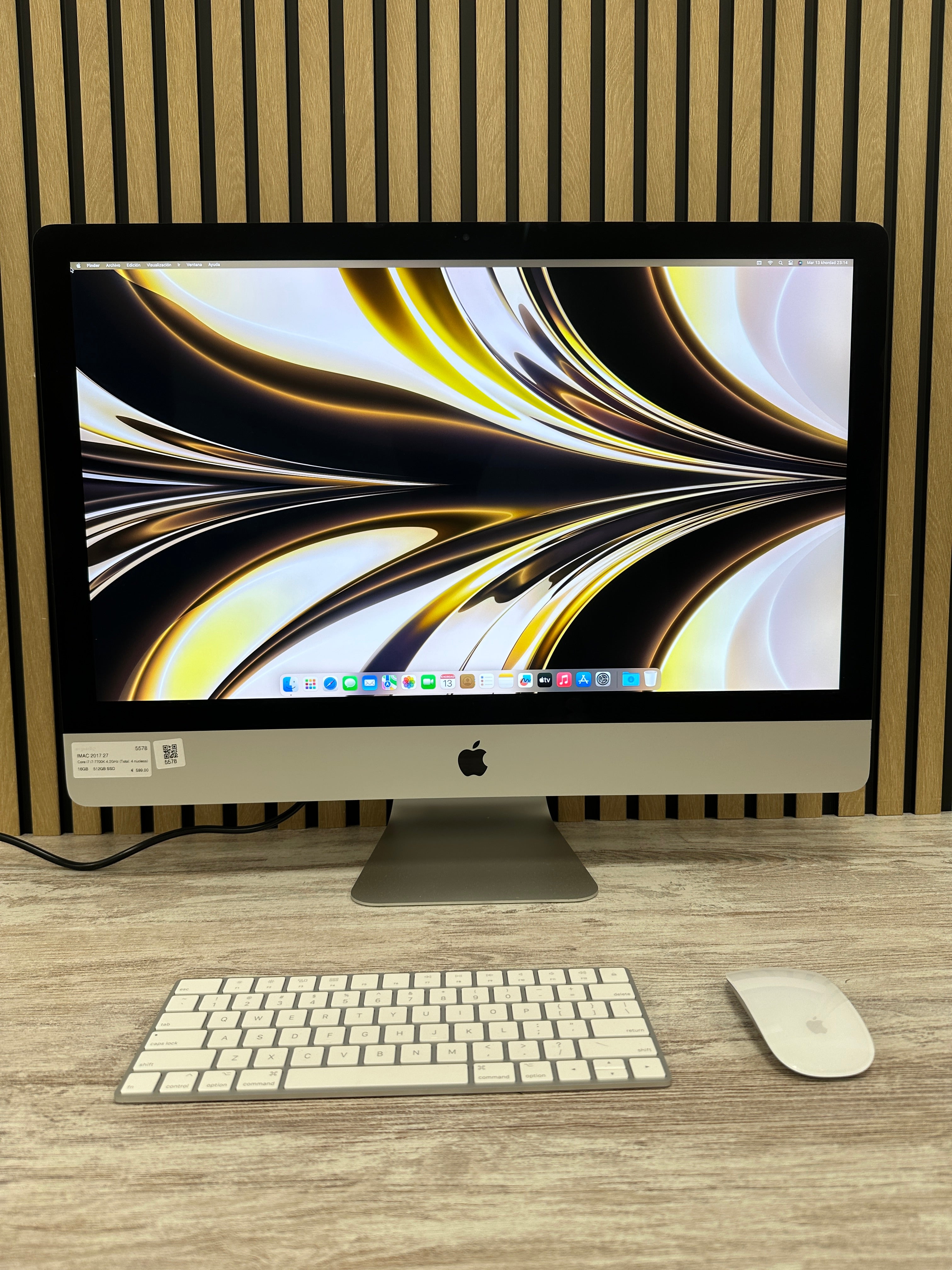 Imac 27" 2017 i7 16gb 512gb SSD