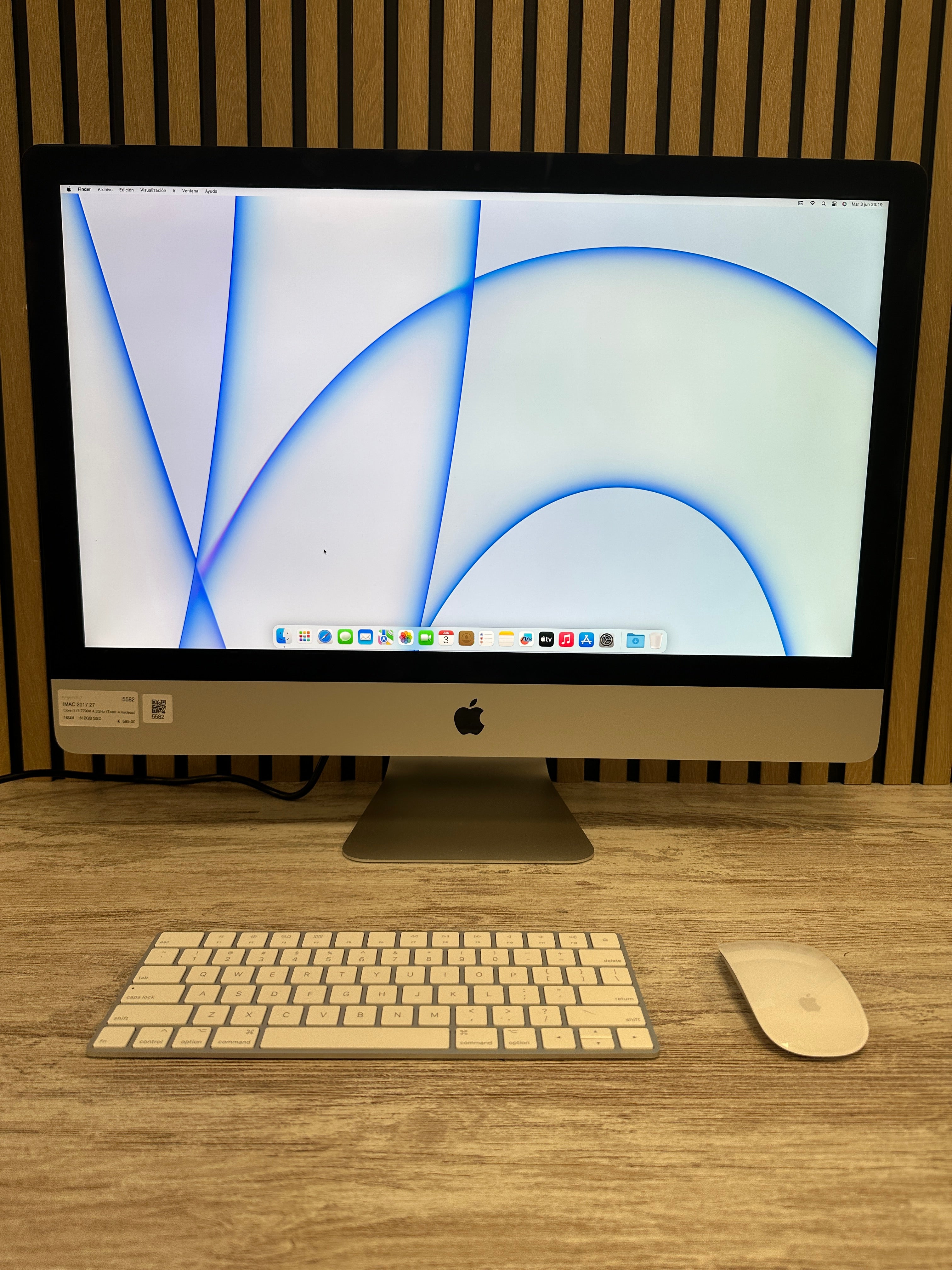 Imac 27" 2017 i7 16gb 512gb SSD