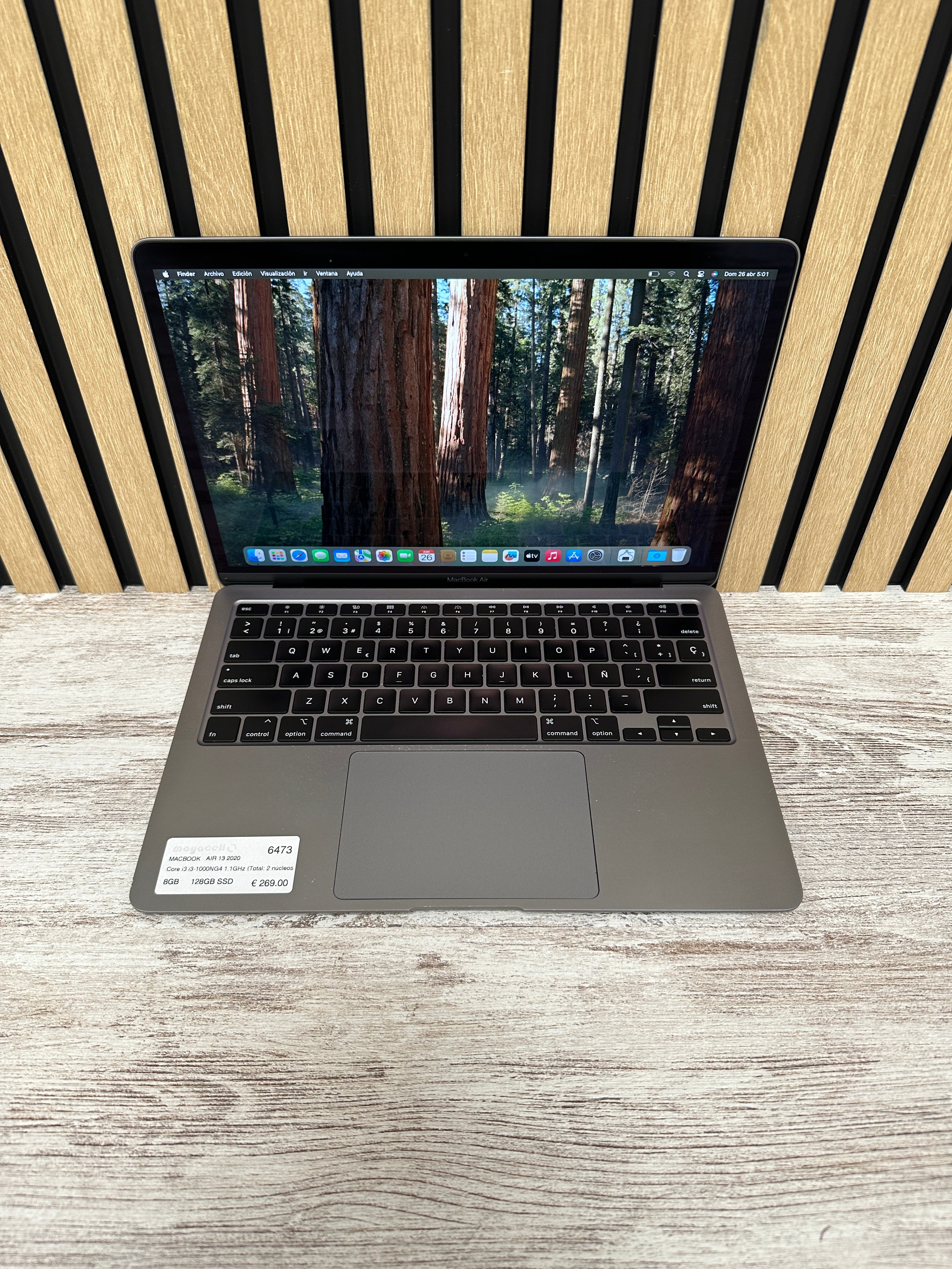 MacBook Air 13" 2020 i3 8gb 128gb SSD