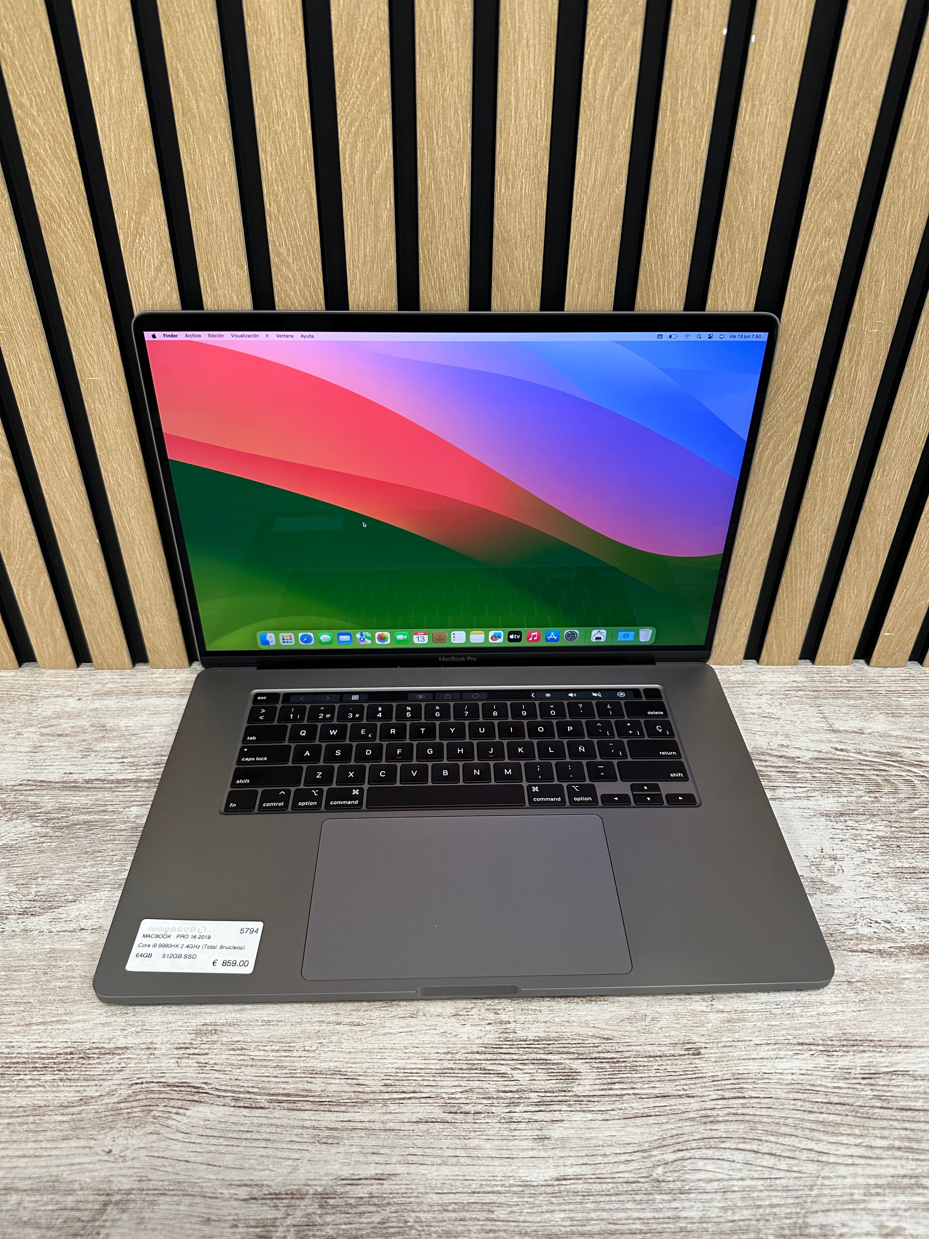MacBook Pro 16" 2019 i9 64gb 512gb SSD