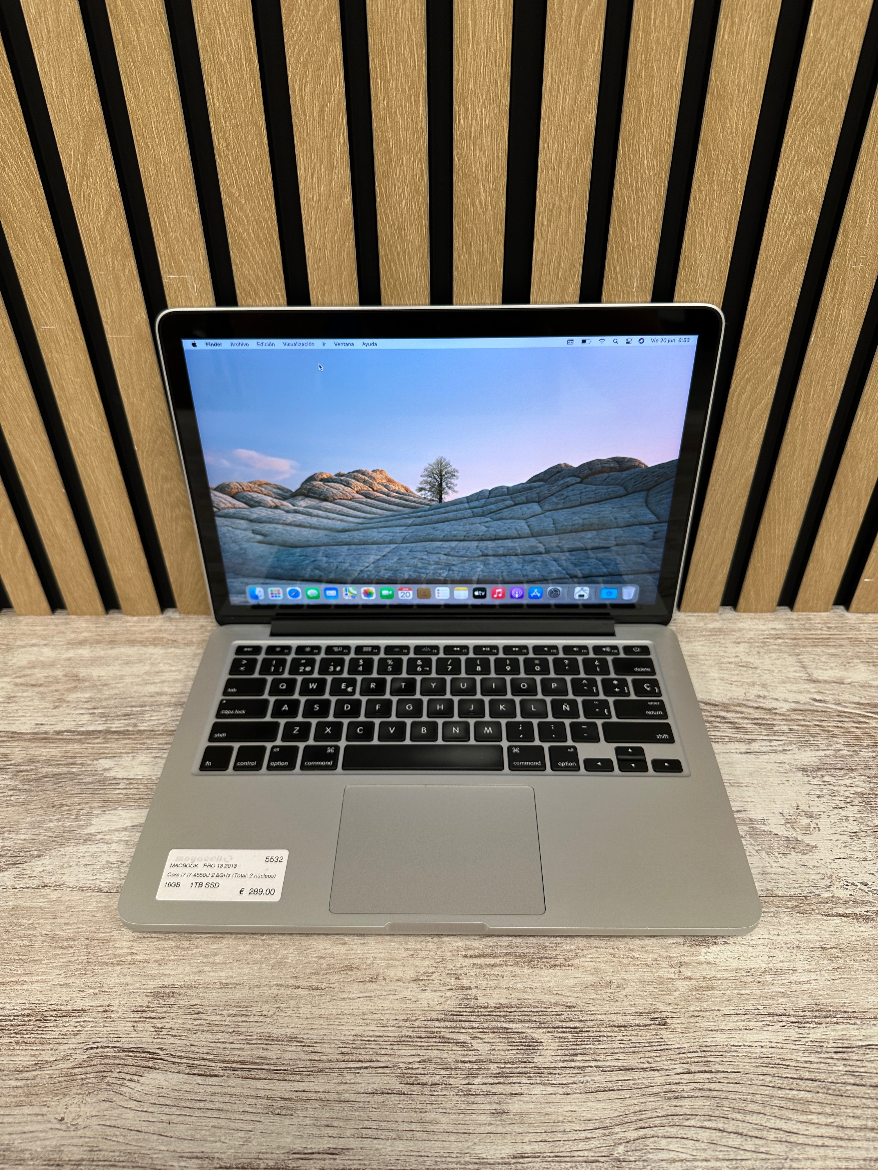 MacBook Pro 13" 2013 i7 16gb 1tb SSD