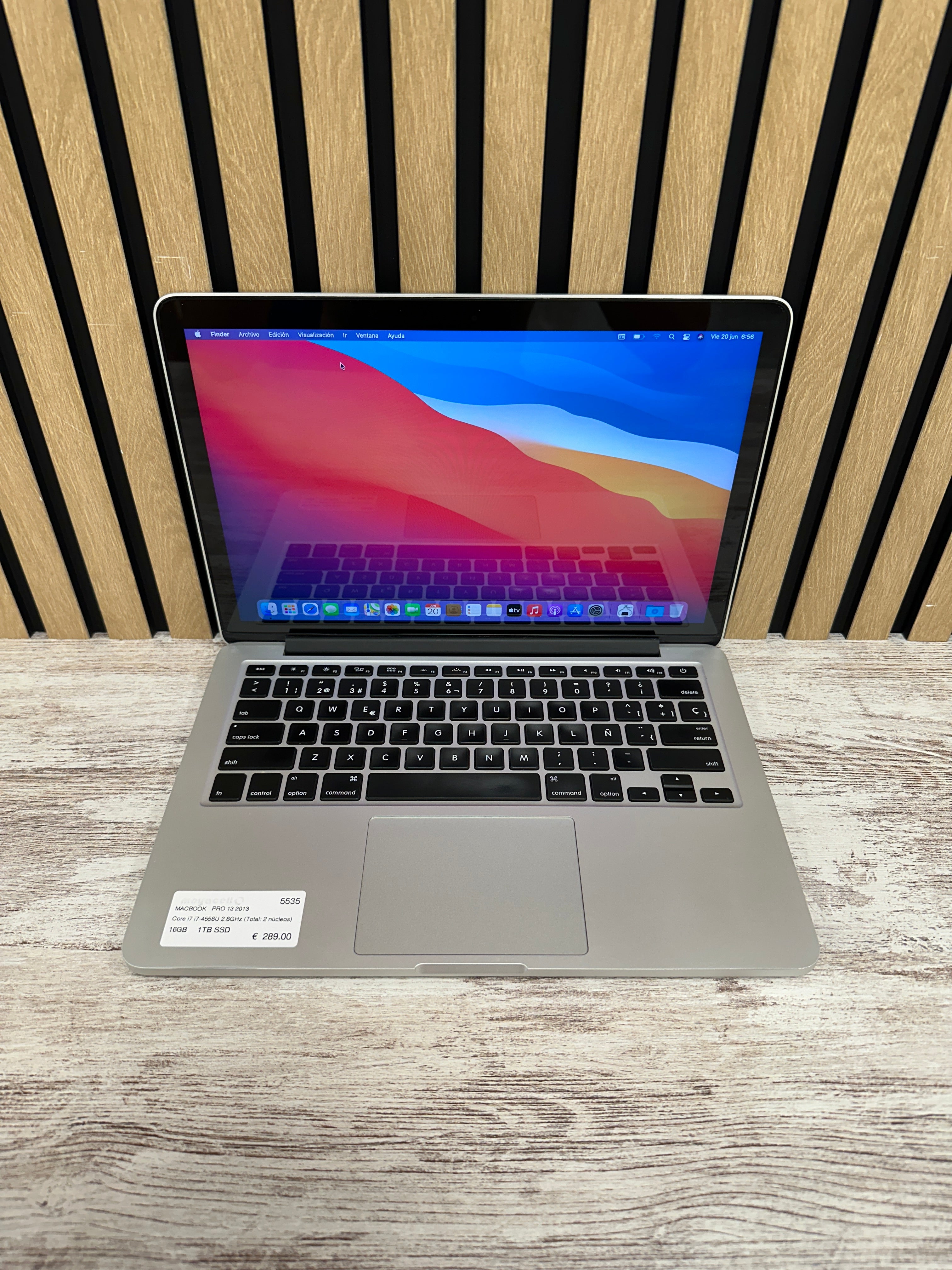 MacBook Pro 13" 2013 i7 16gb 1tb SSD