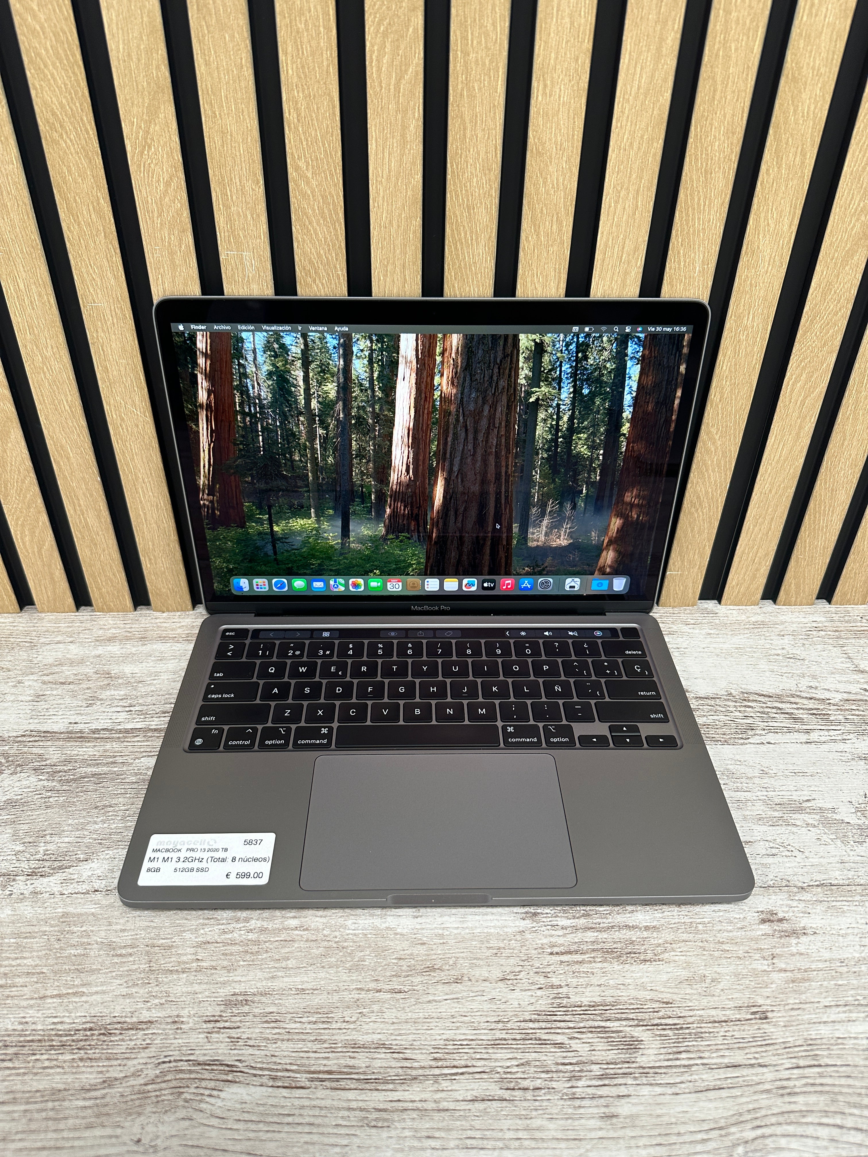 MacBook Pro 13" 2020 TB M1 8gb 512gb SSD