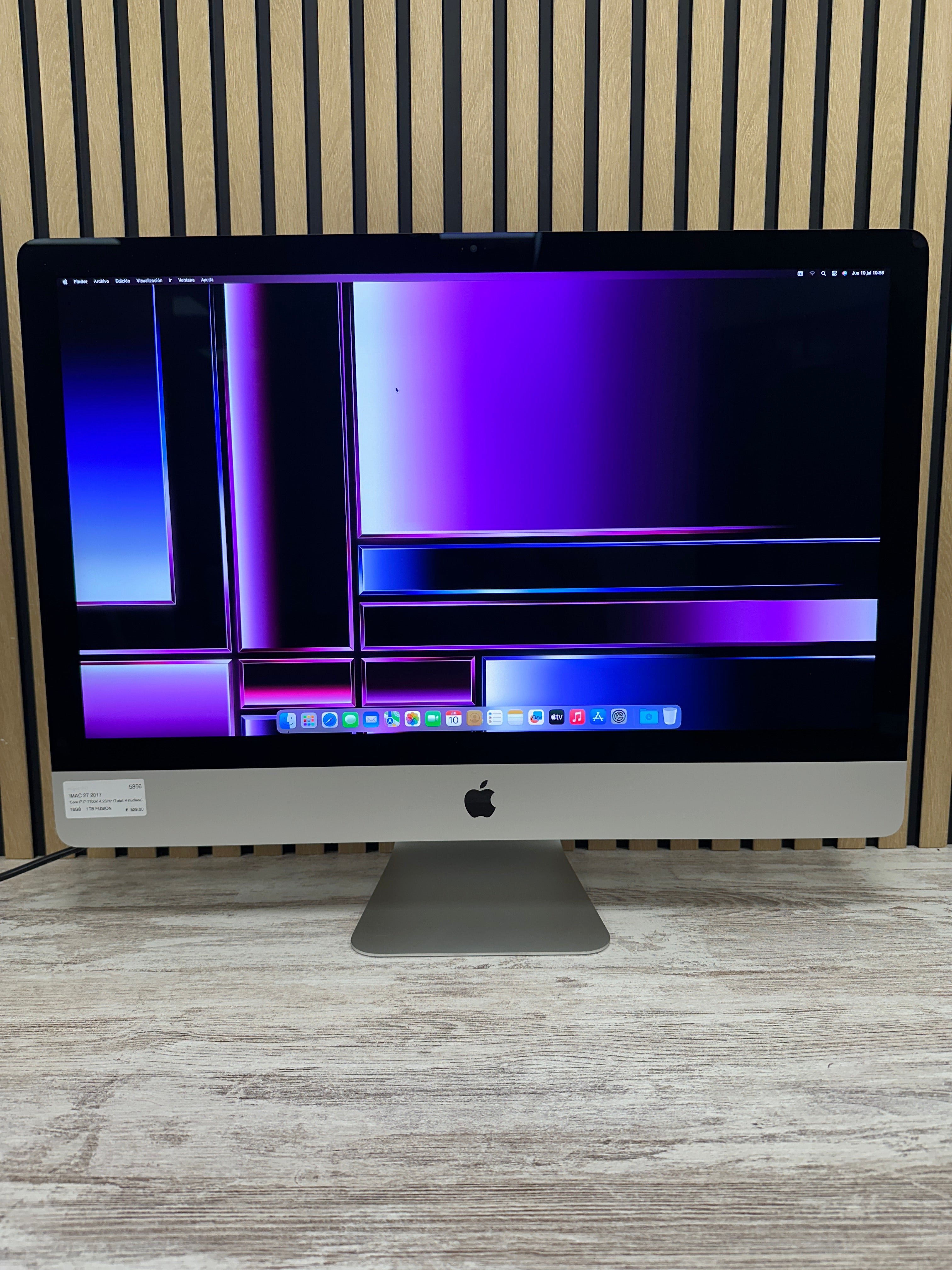 iMac 27" 2017 i7 16gb 1tb Fusion