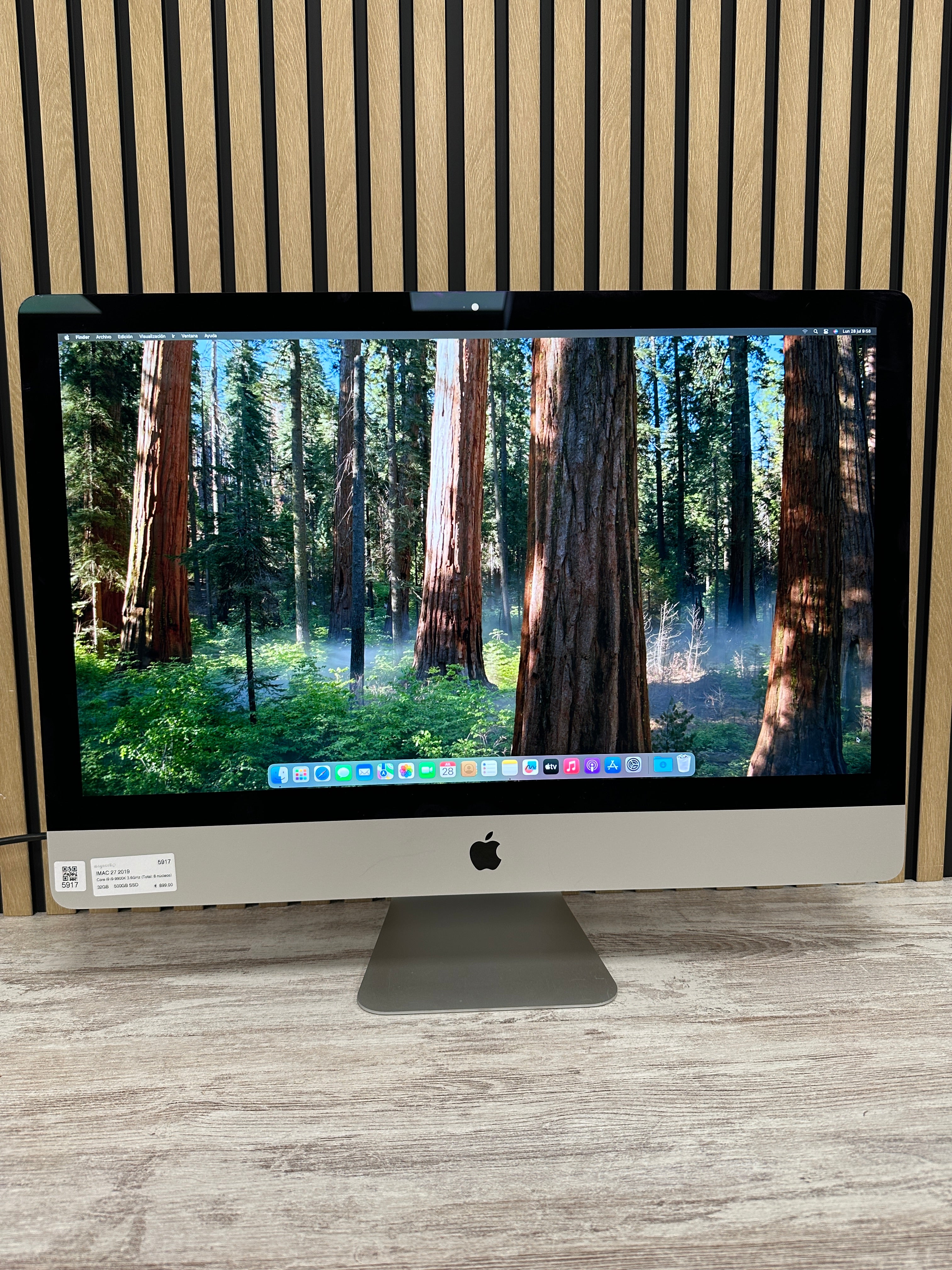 iMac 27" 2019 i9 32gb 500gb SSD