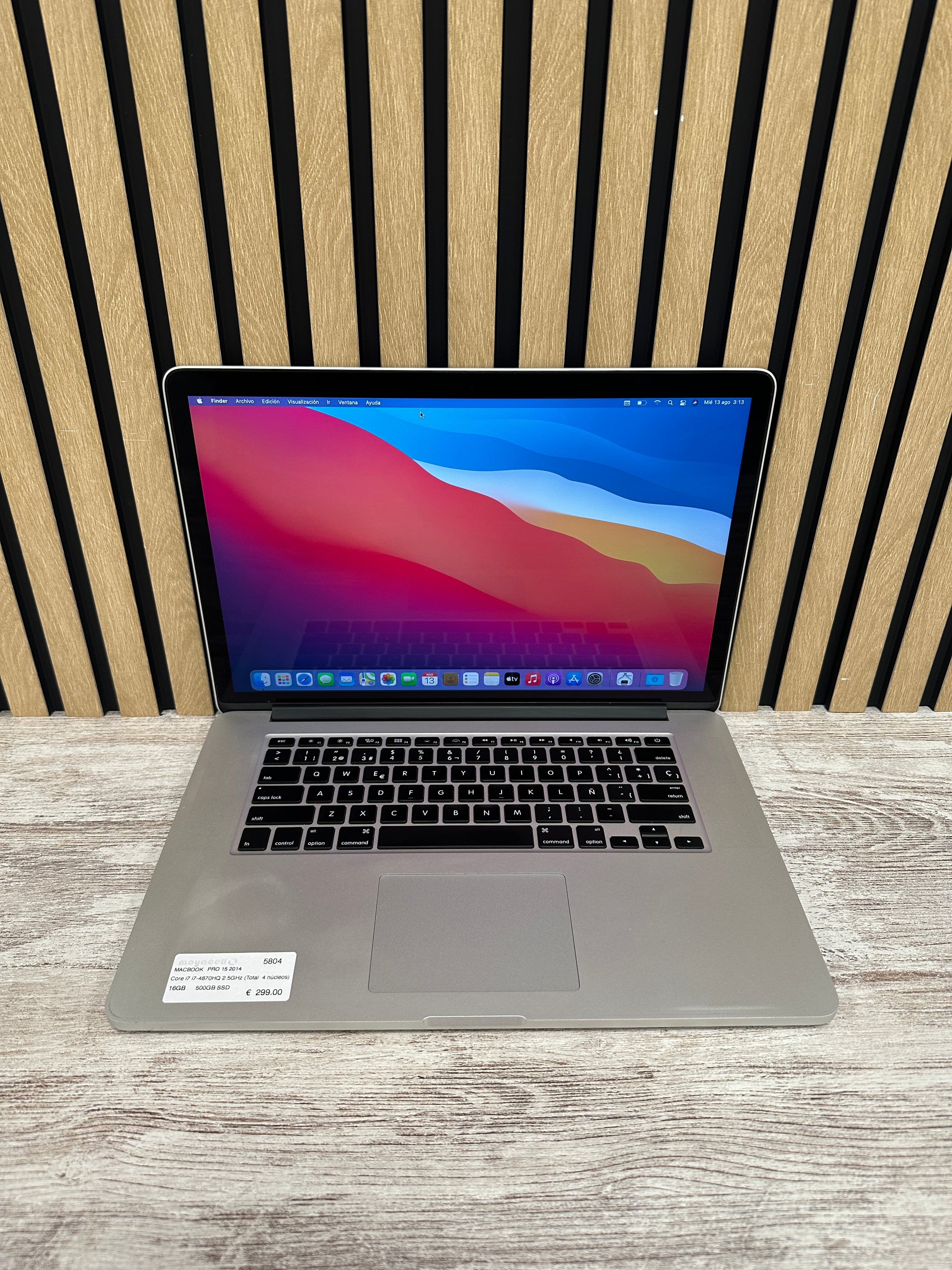 MacBook Pro 15" 2014 i7 16gb 500gb SSD - Moyacell