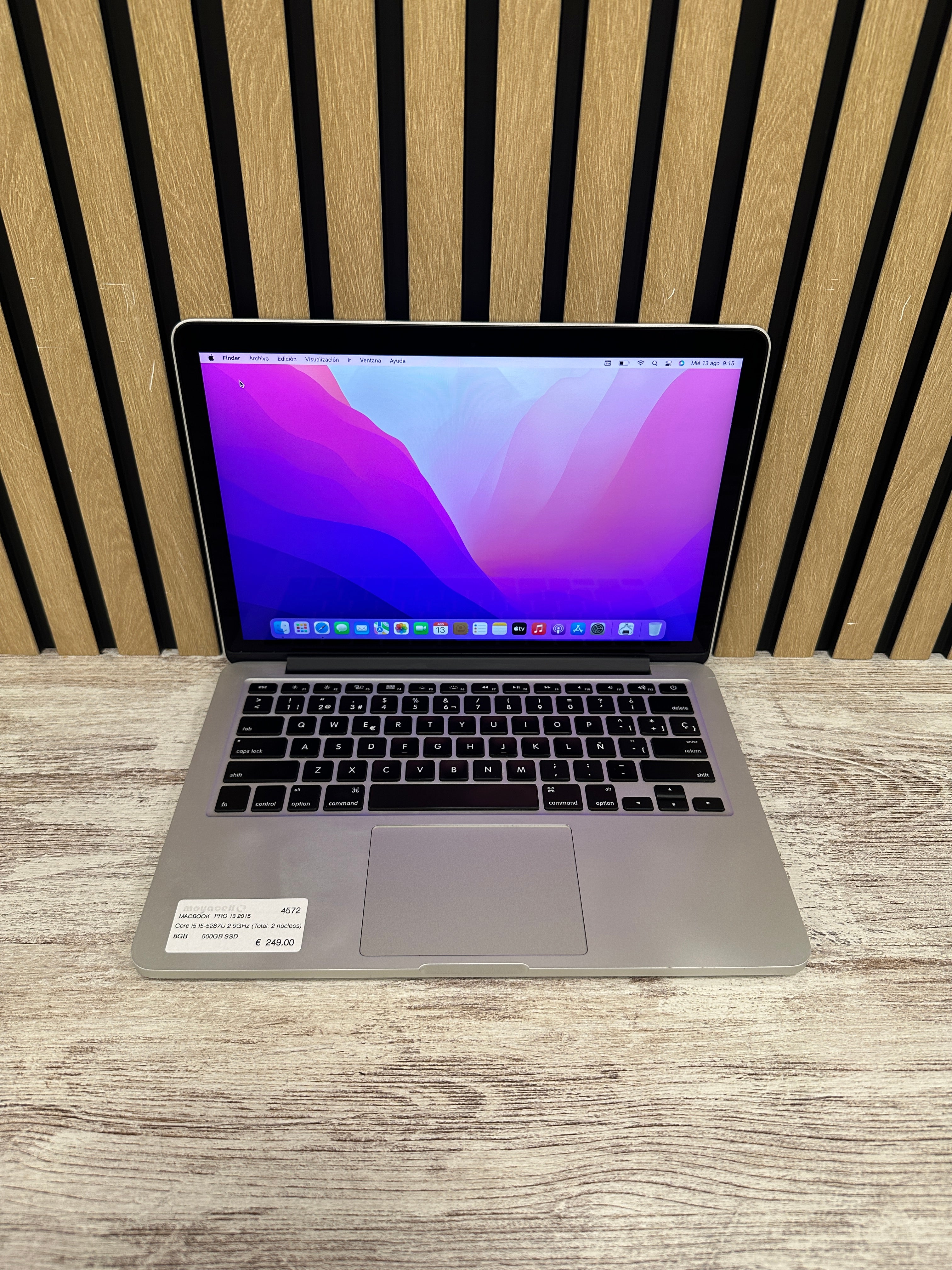 MacBook Pro 13" 2015 i5 8gb 500gb SSD - Moyacell