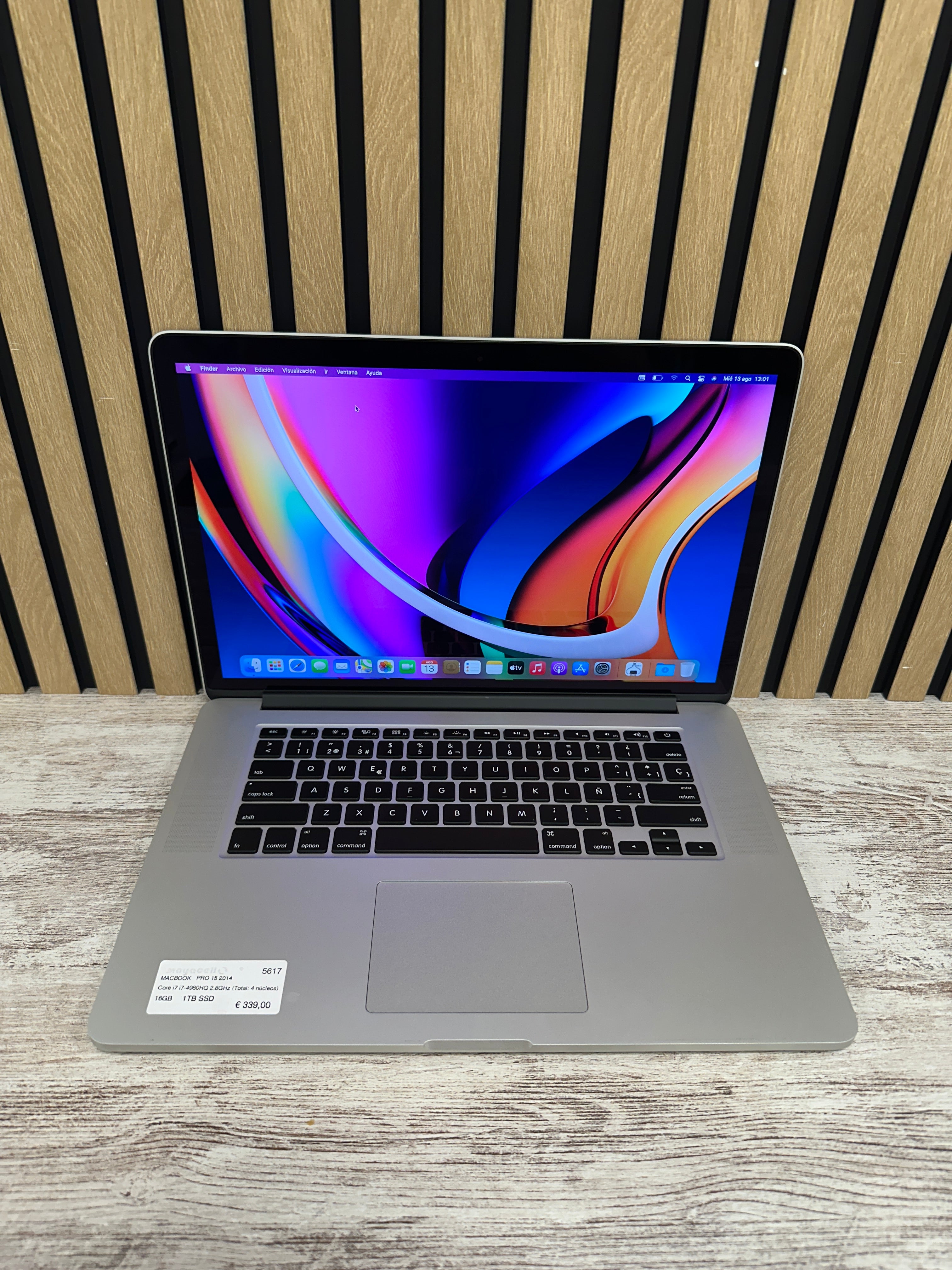 MacBook Pro 15" 2014 i7 16gb 1tb SSD