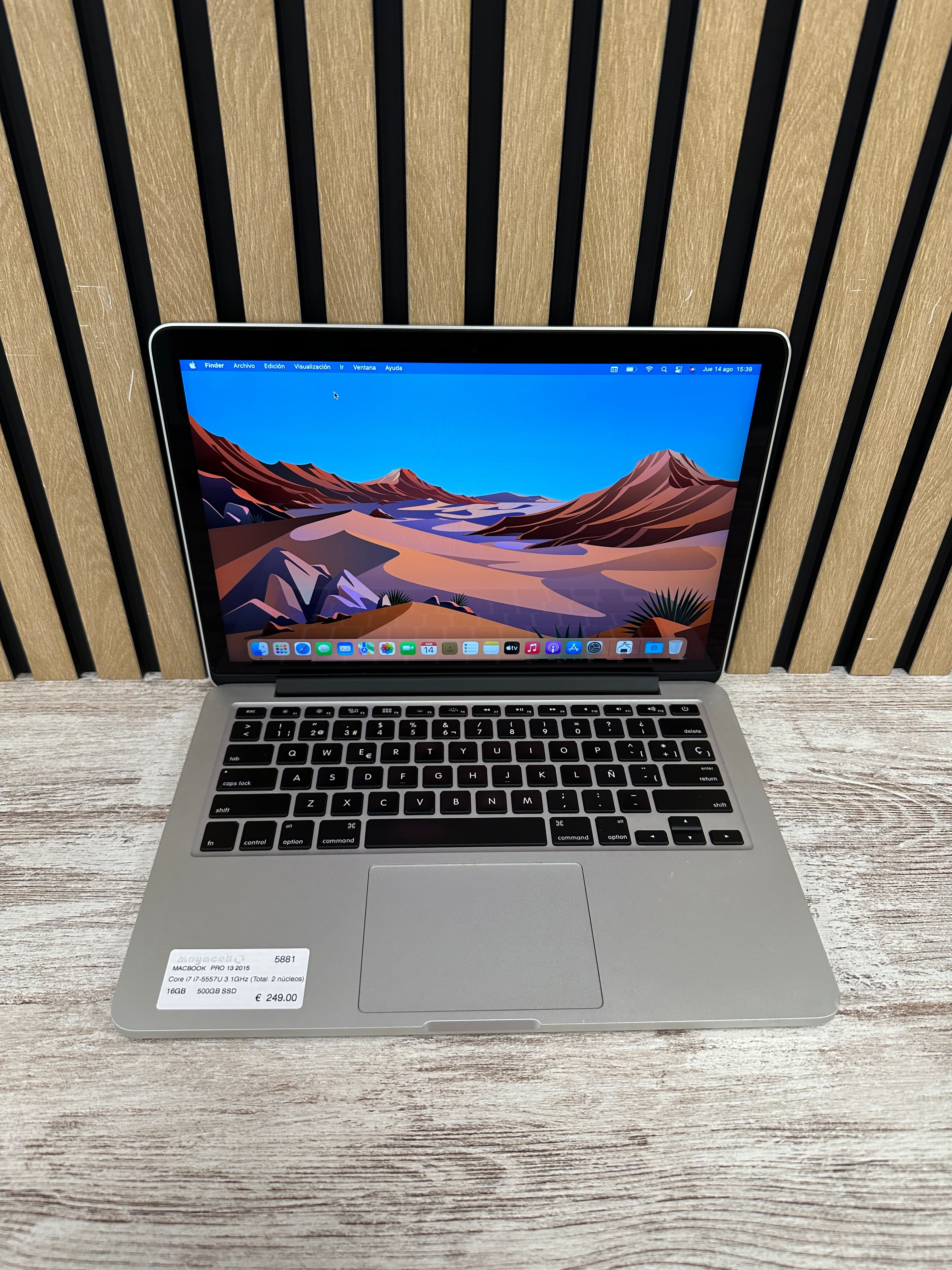 MacBook Pro 13" 2015 i7 16gb 500gb SSD - Moyacell