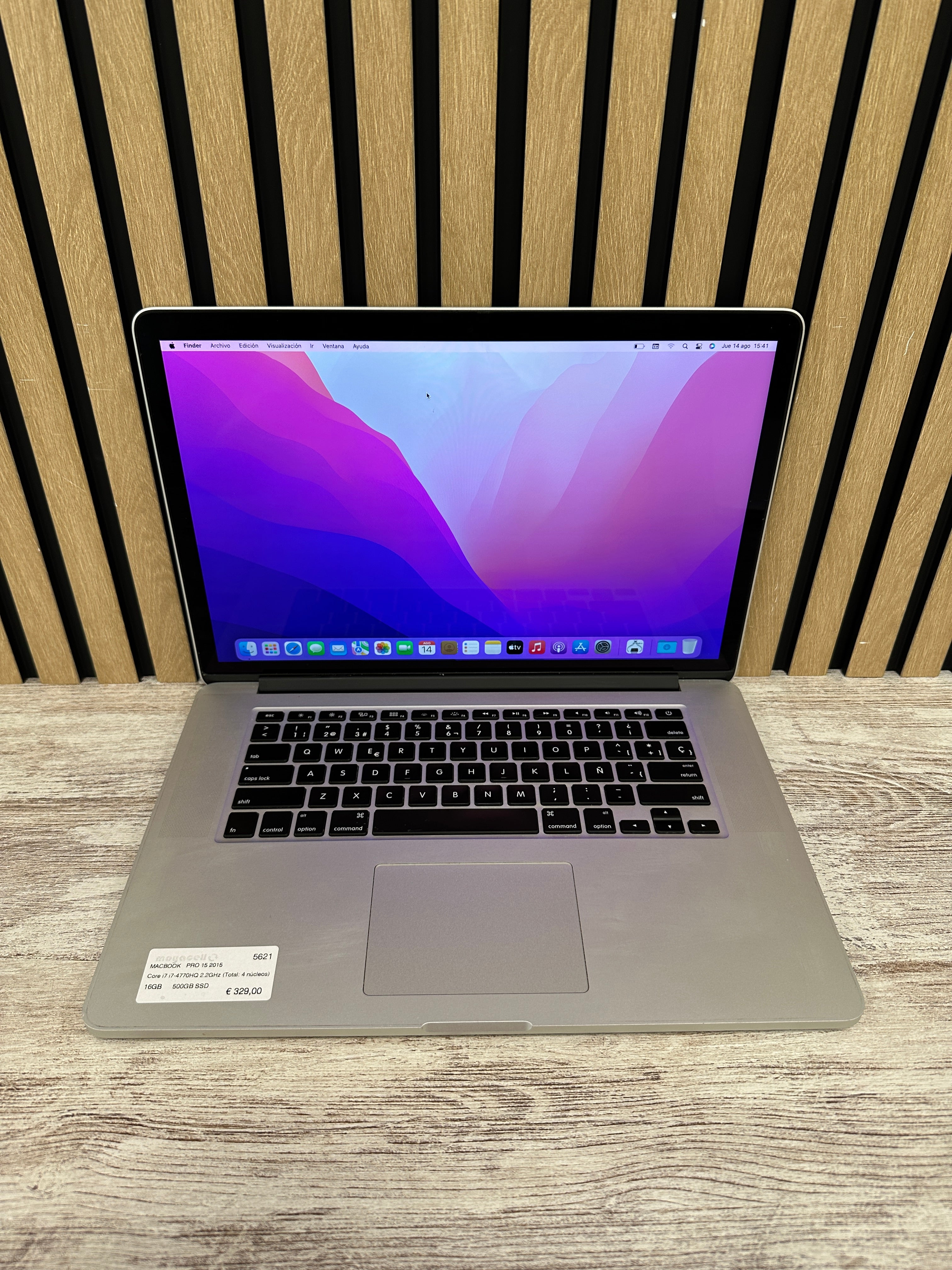 MacBook Pro 15" 2015 i7 16gb 500gb SSD - Moyacell