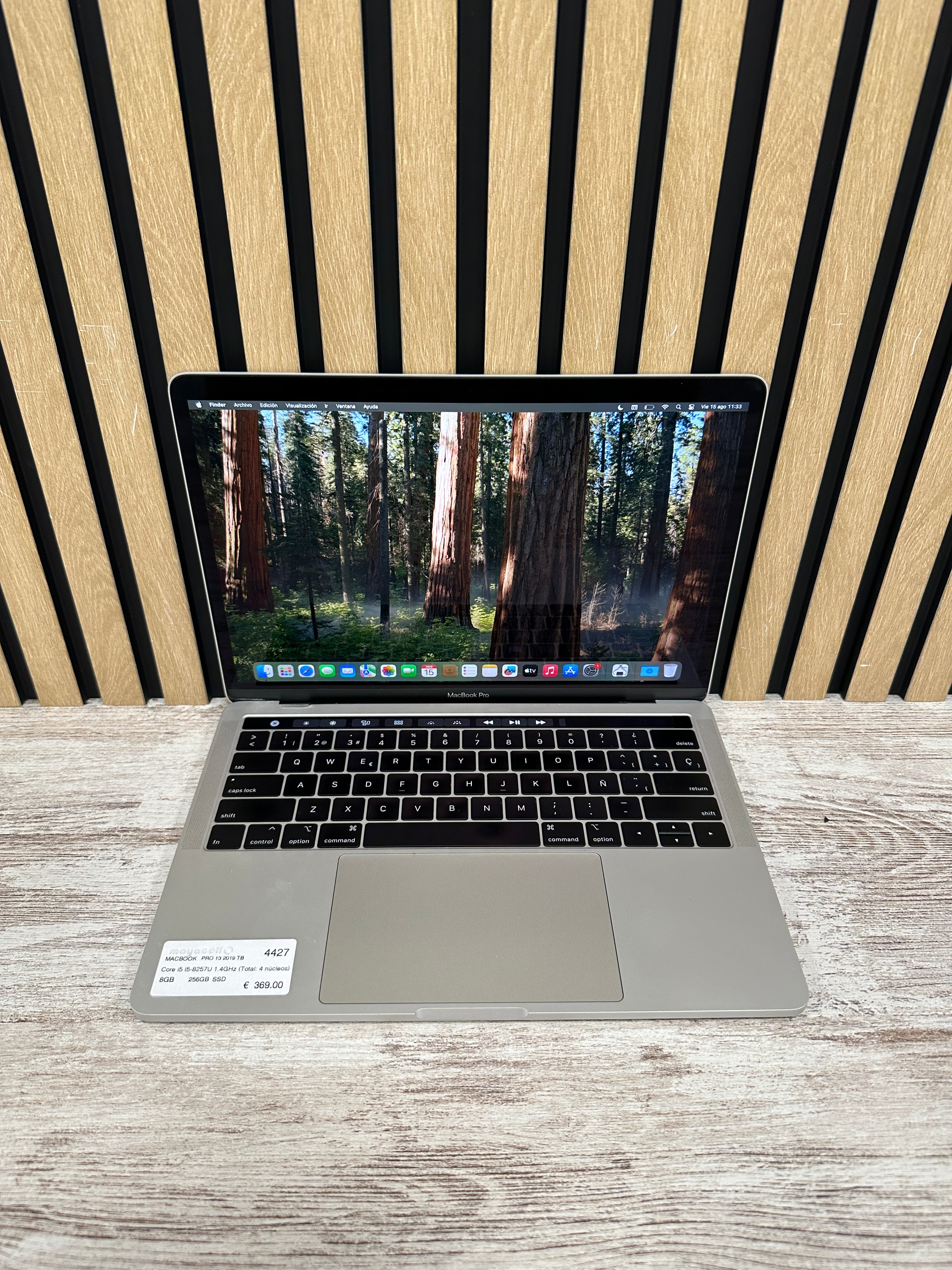 MacBook Pro 13" 2019 TB i5 8gb 256gb SSD