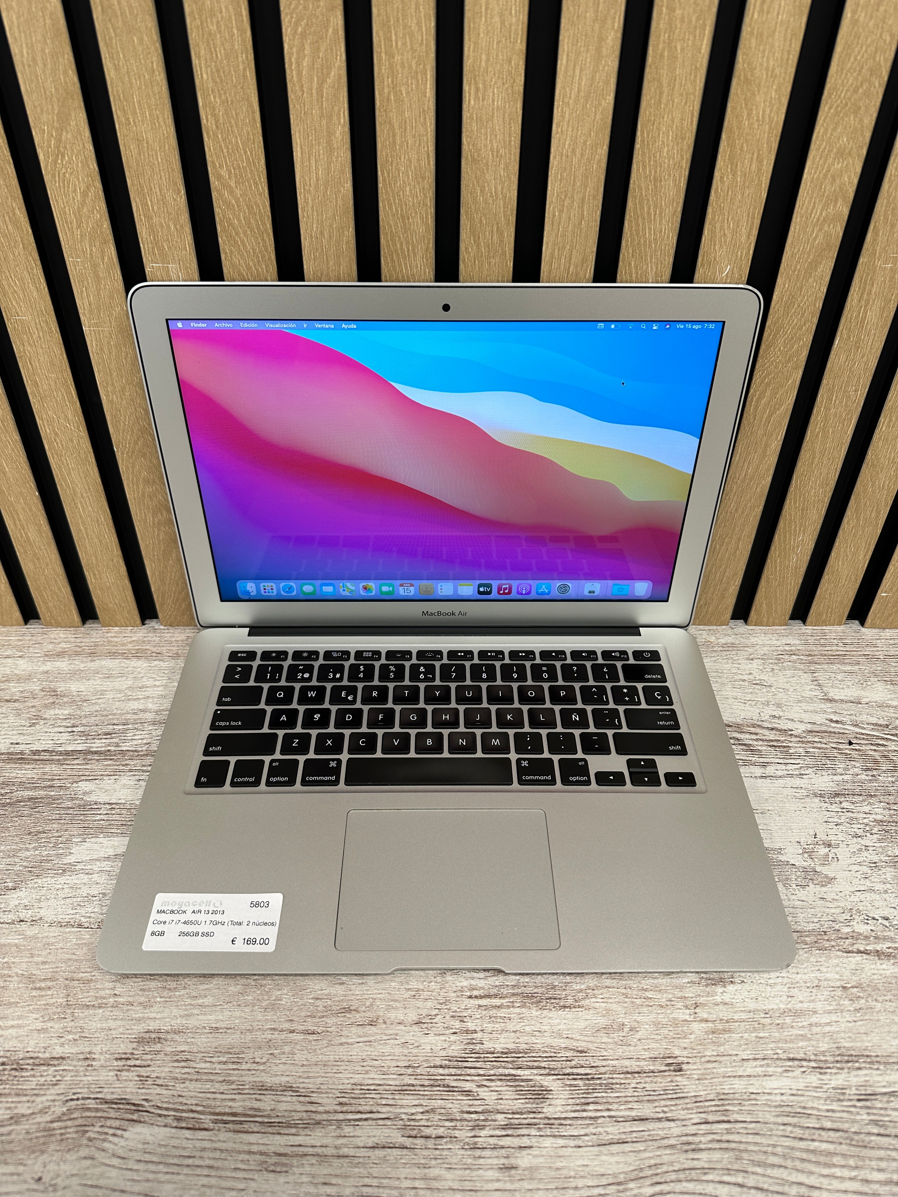 MacBook Air 13" 2013 i7 8gb 256gb SSD