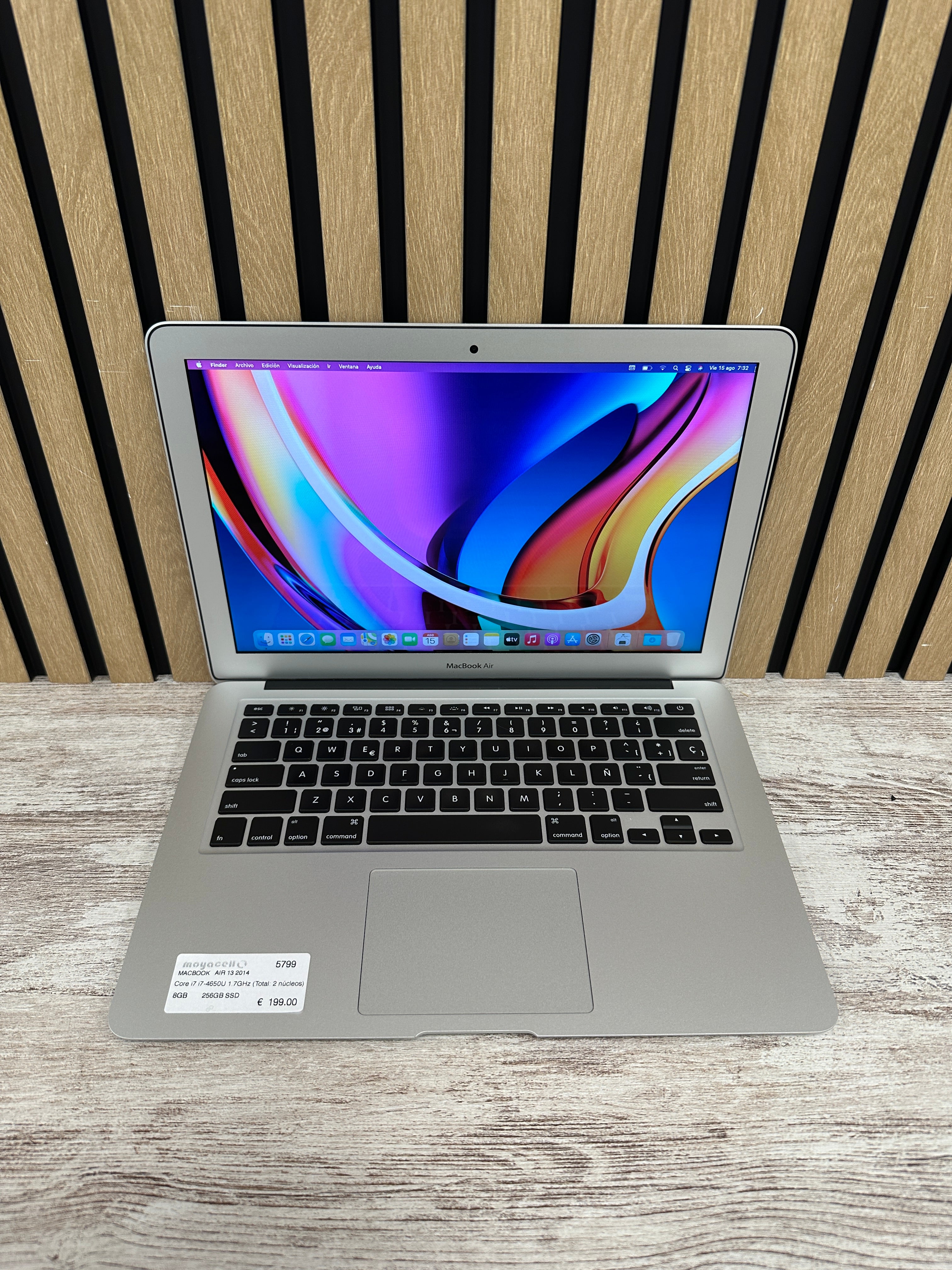 MacBook Air 13" 2014 i7 8gb 256gb SSD