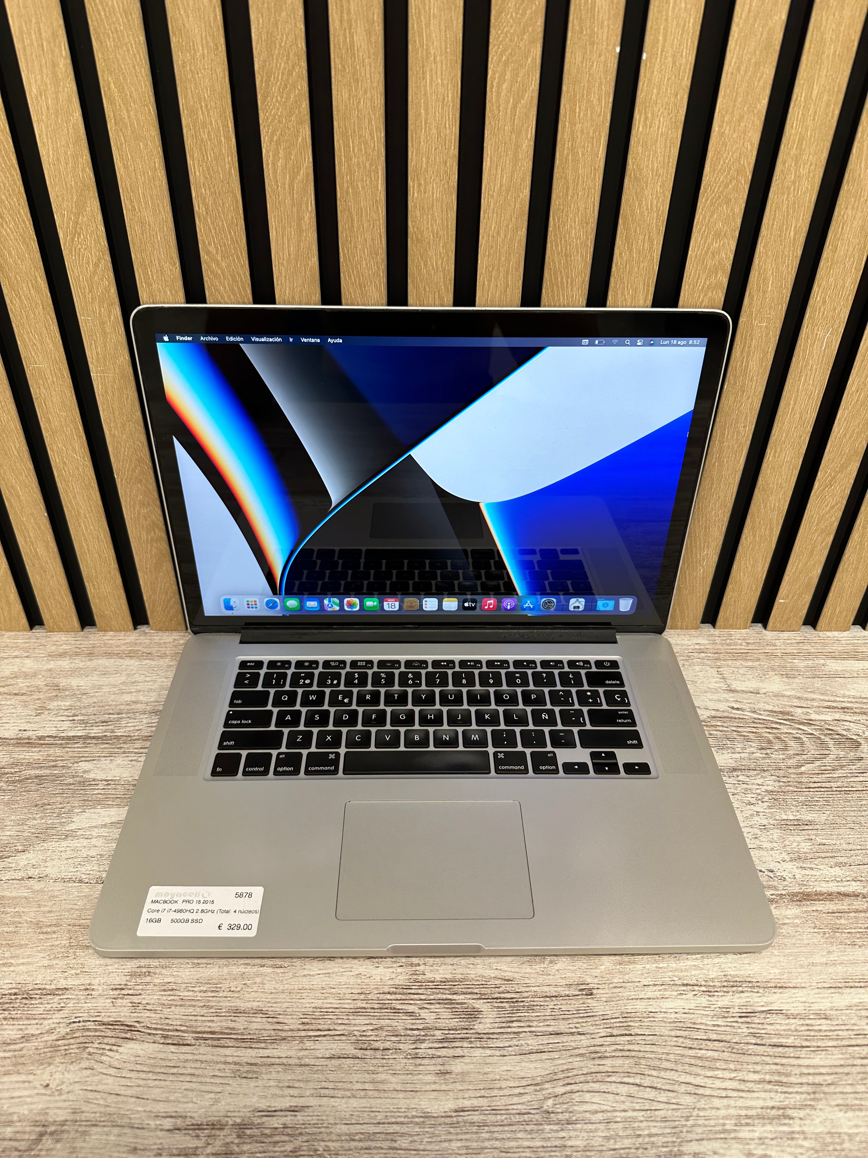 MacBook Pro 15" 2015 i7 16gb 500gb SSD - Moyacell