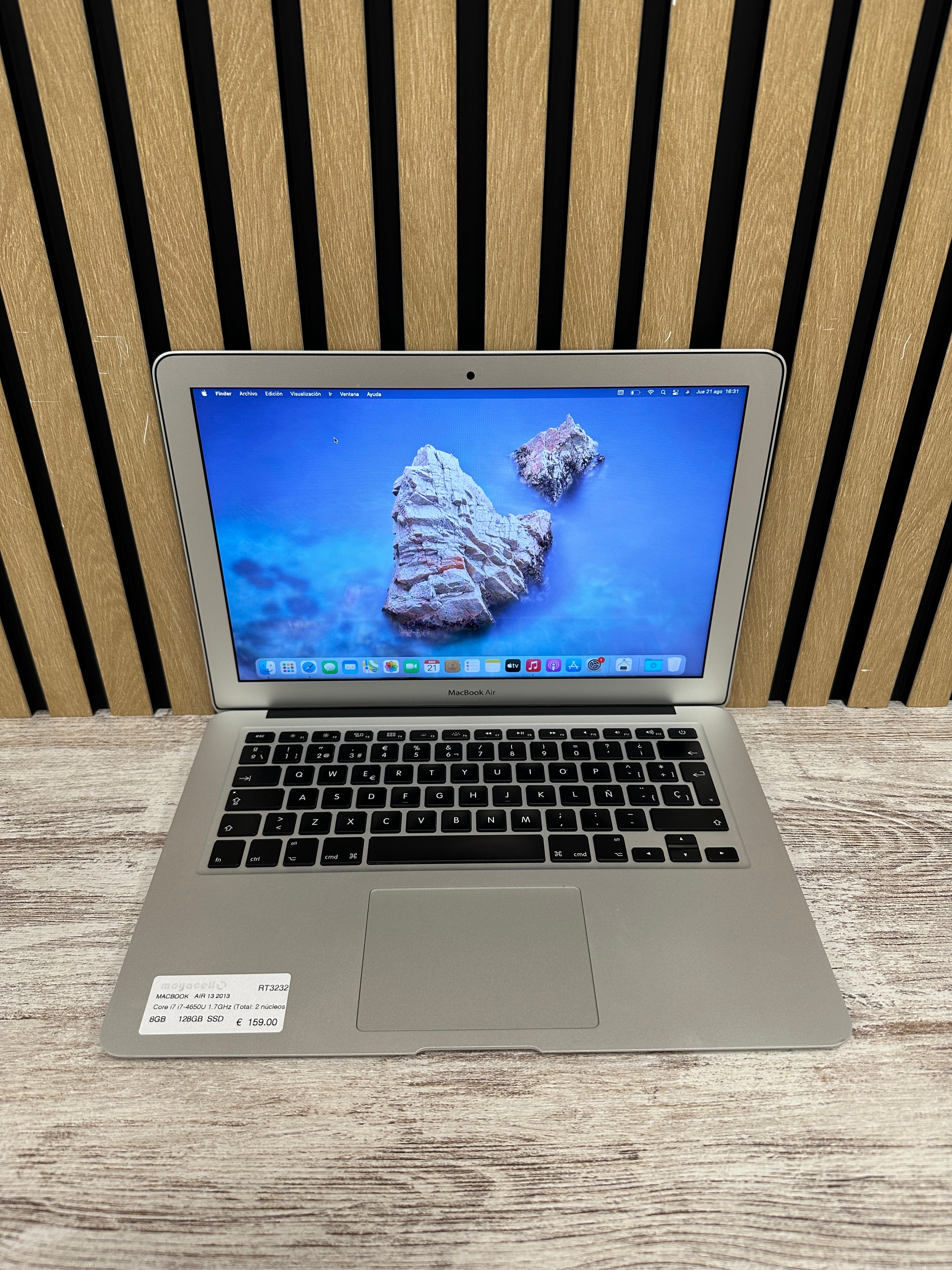 MacBook Air 13" 2013 i7 8gb 128gb SSD