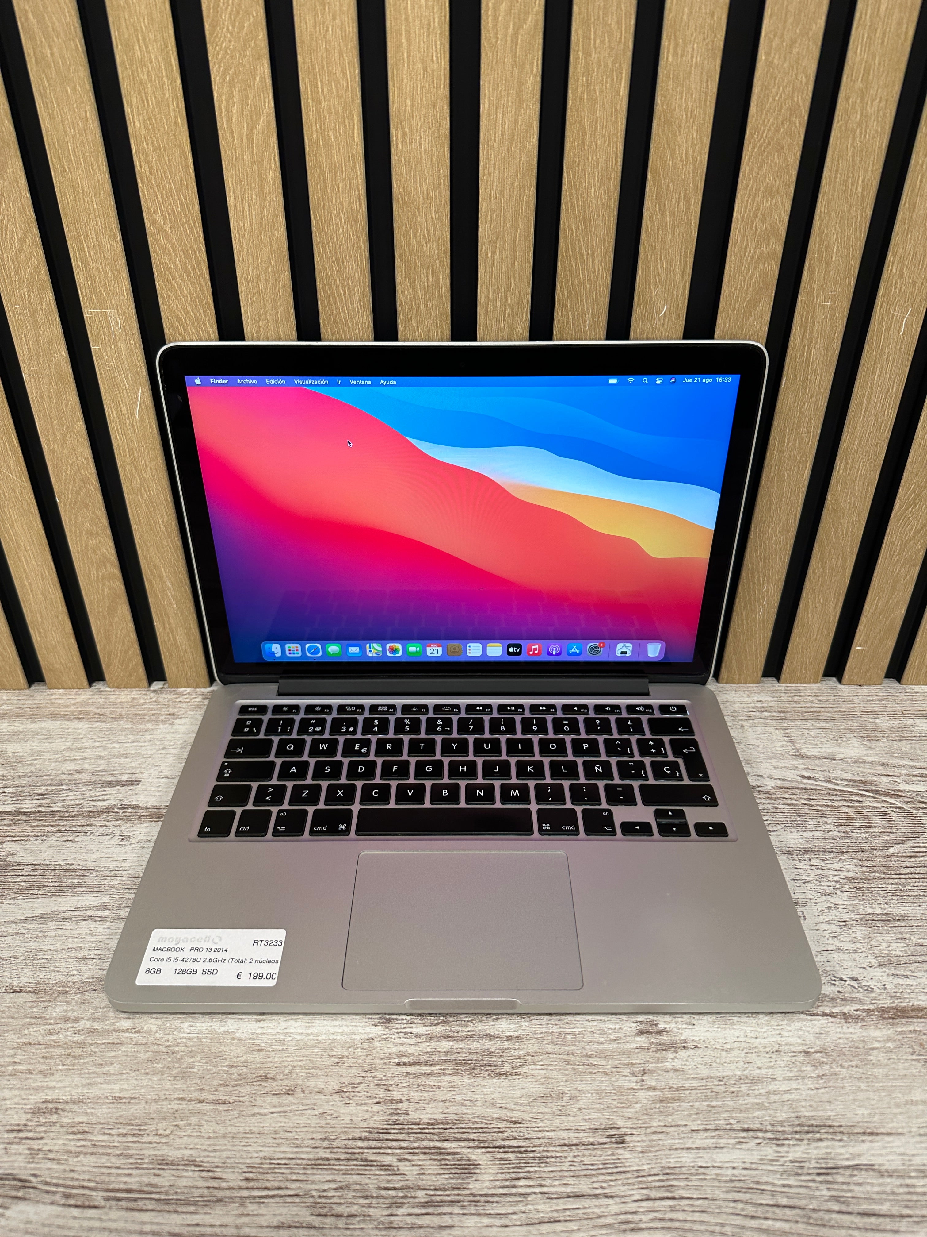 MacBook Pro 13" 2014 i5 8gb 128gb SSD