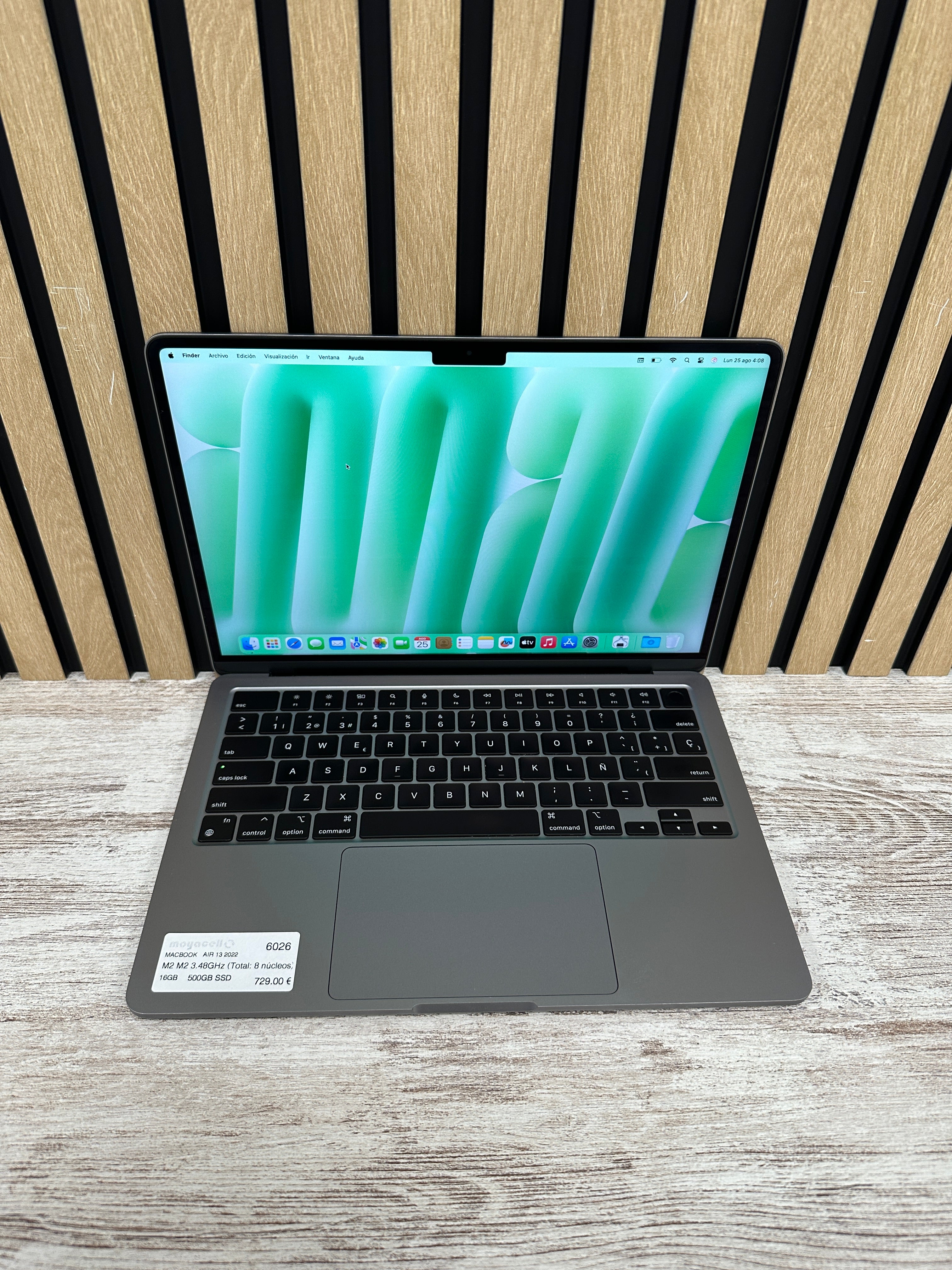 MacBook Air 13" 2022 M2 16gb 500gb SSD