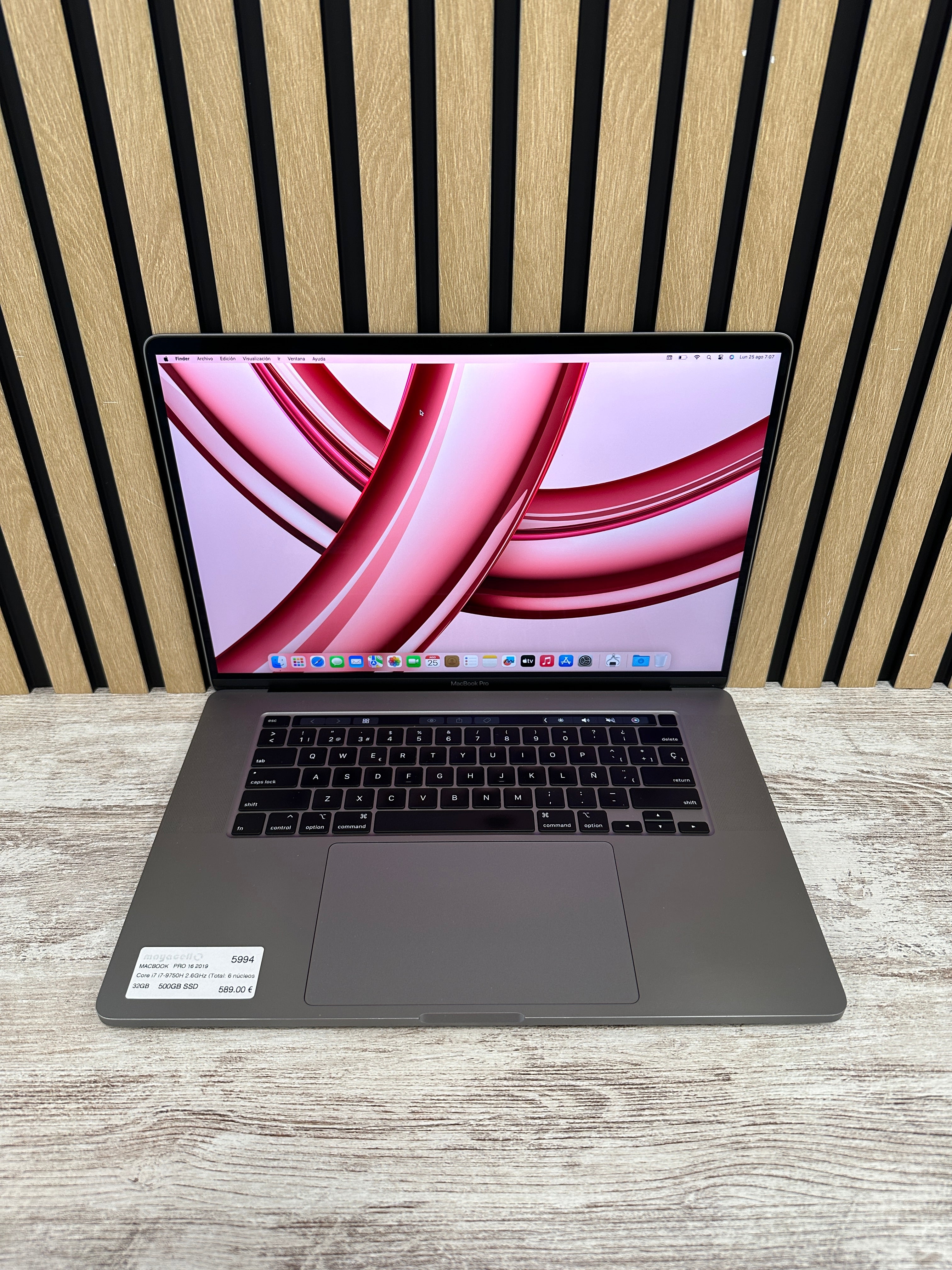 MacBook Pro 16" 2019 i7 32gb 500gb SSD