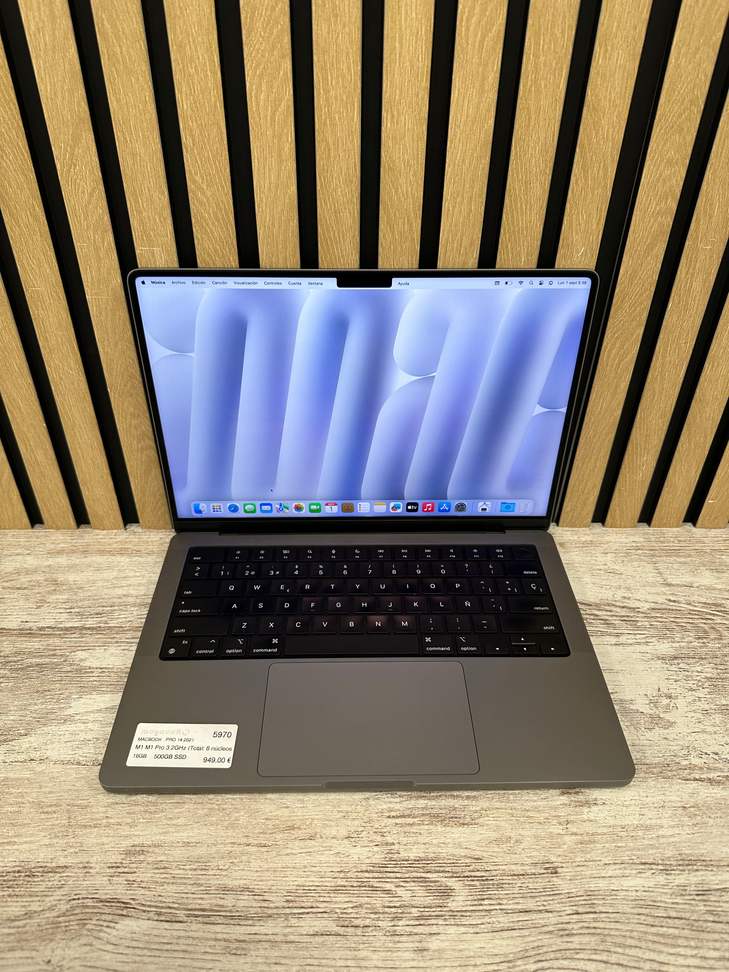 MacBook Pro 14" 2021 M1 PRO 16gb 500gb SSD