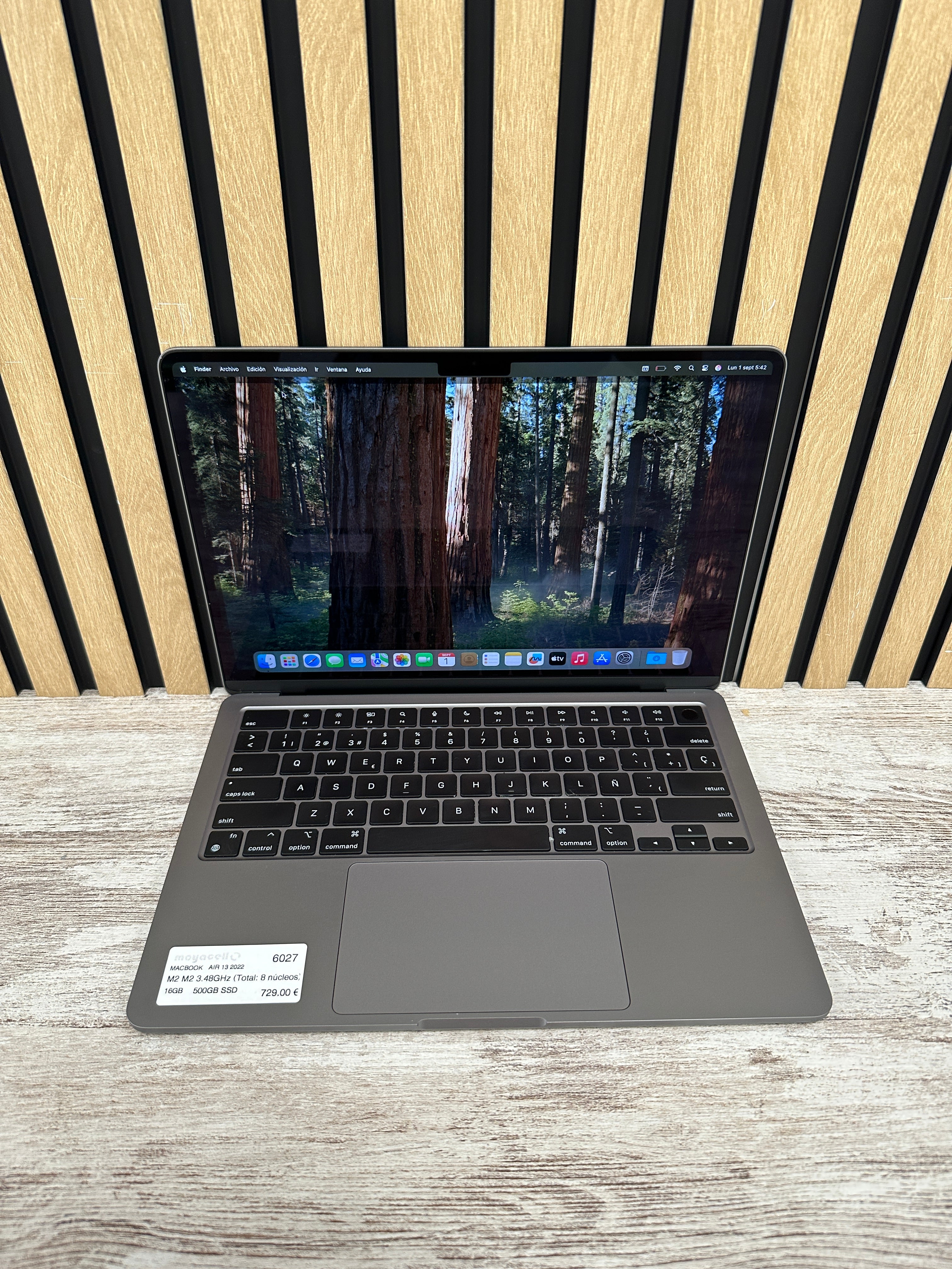 MacBook Air 13" 2022 M2 16gb 500gb SSD