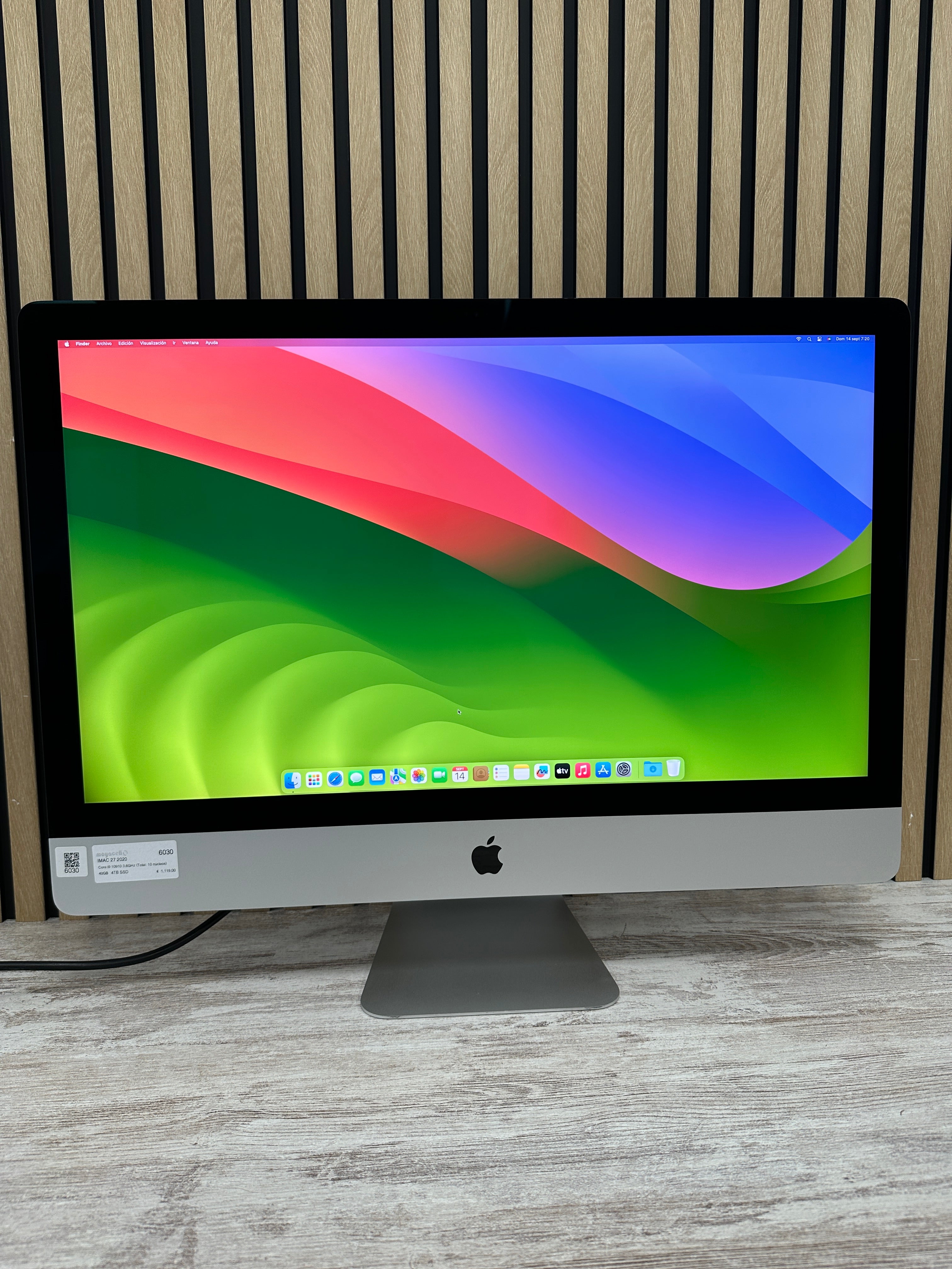 iMac 27" 2020 I9 40gb  4tb SSD