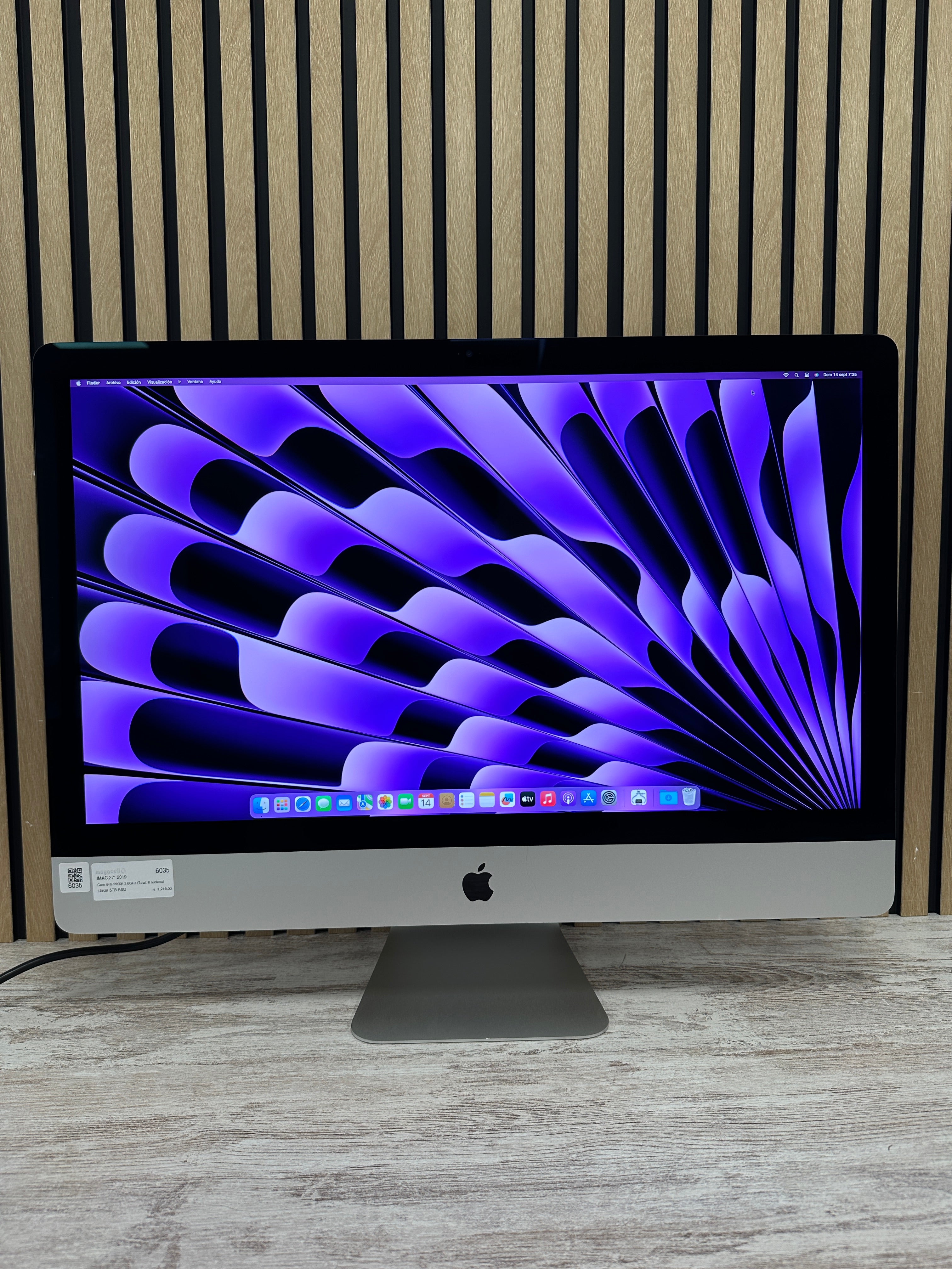iMac 27" 2019 I9 128gb 5tb SSD