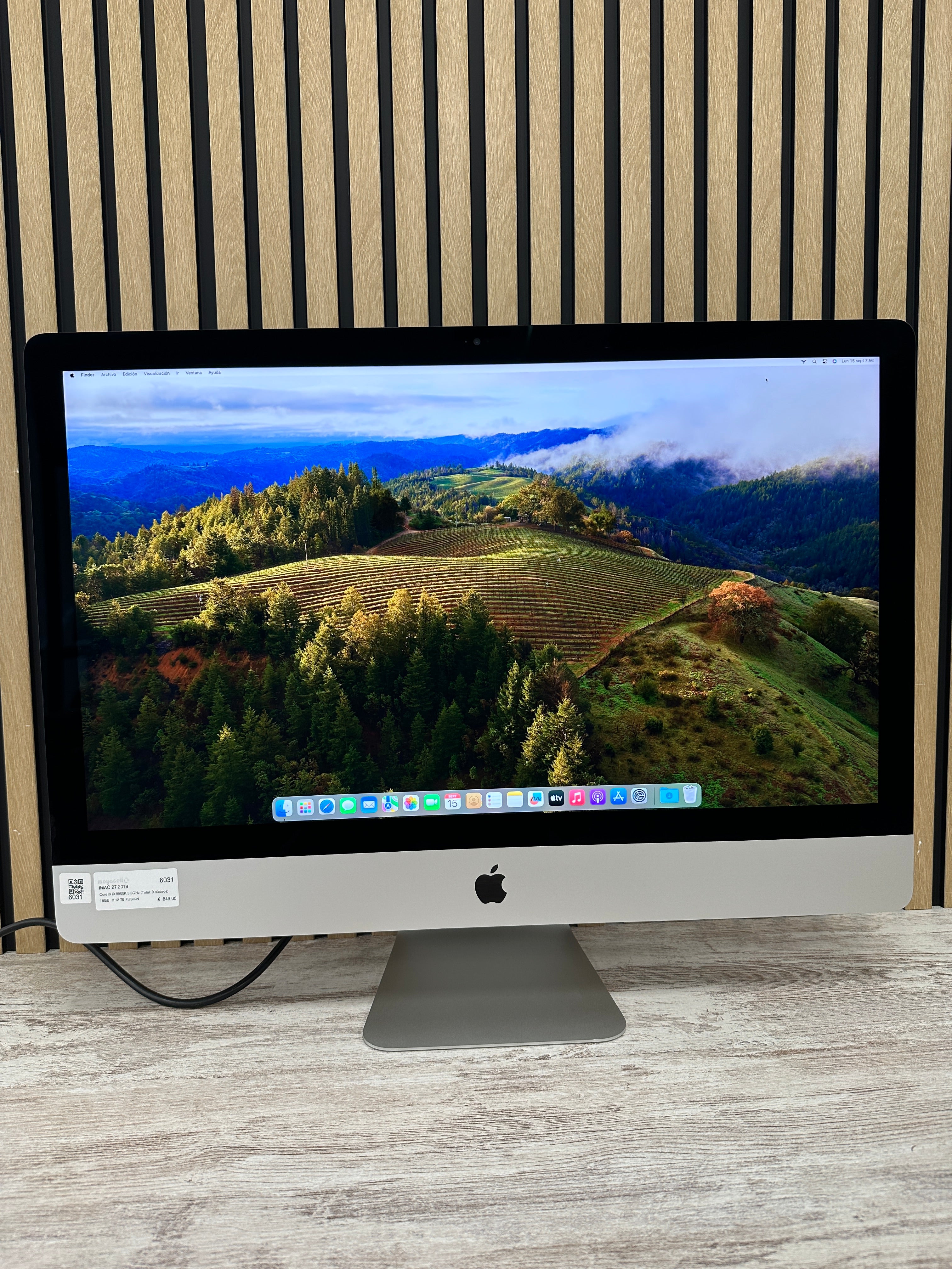 iMac 27" 2019 i9 16gb 3.12tb FUSION