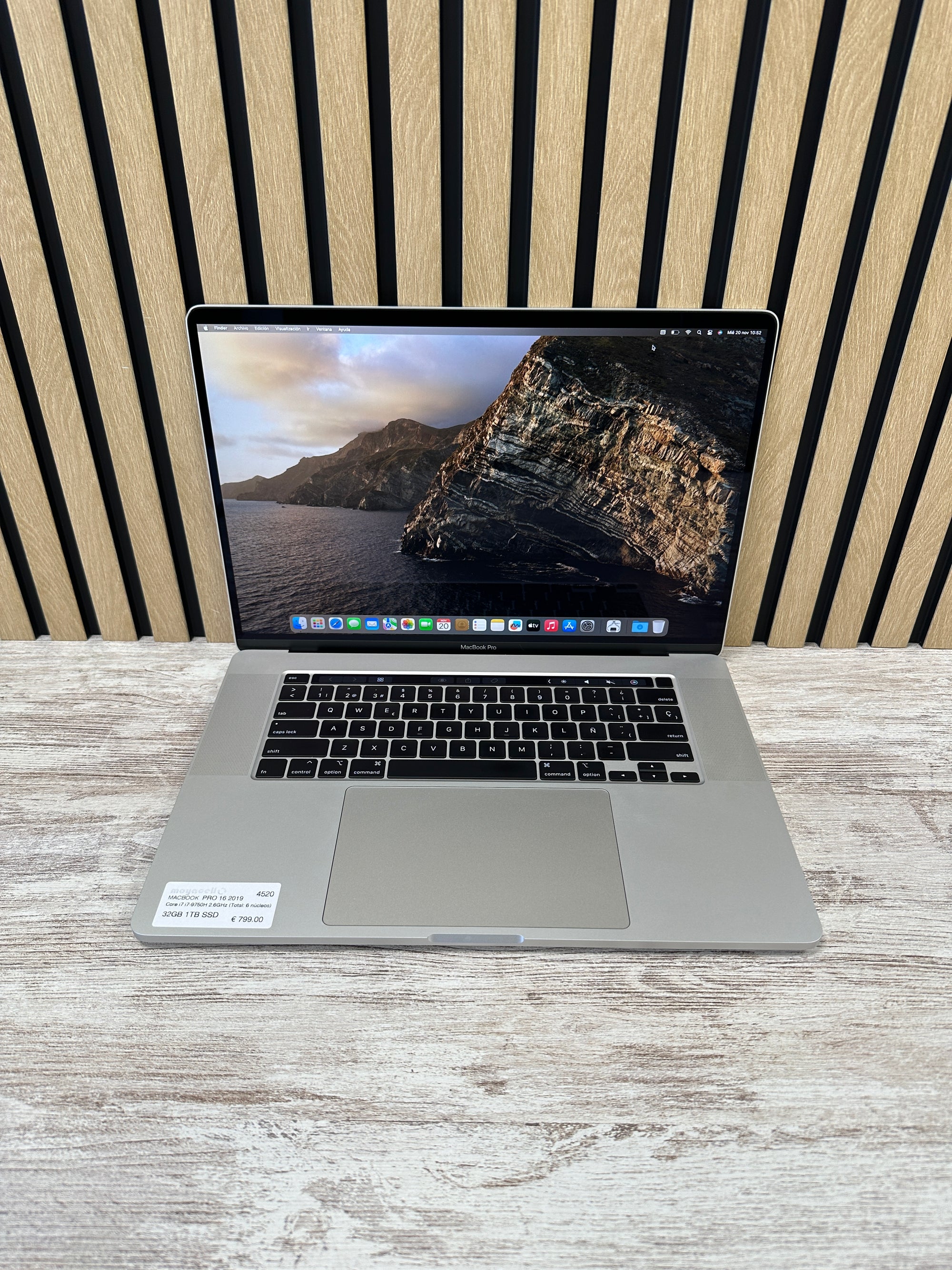 Macbook Pro 16" 2019 i7 32gb 1tb SSD