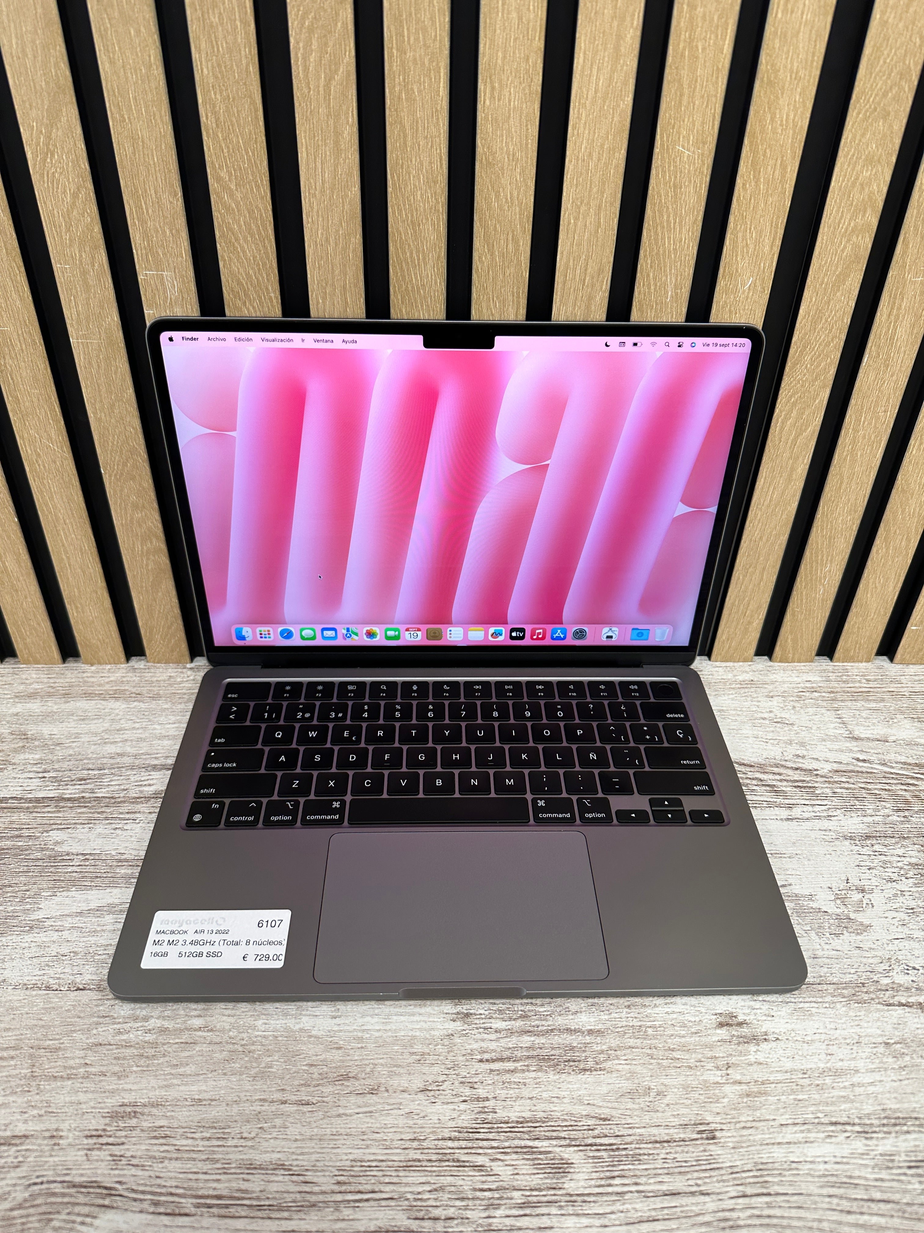 MacBook Air 13" 2022 M2 16gb 512gb SSD